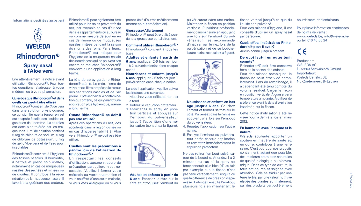 Rhinodoron Neusspray afbeelding van document #2, gebruiksaanwijzing