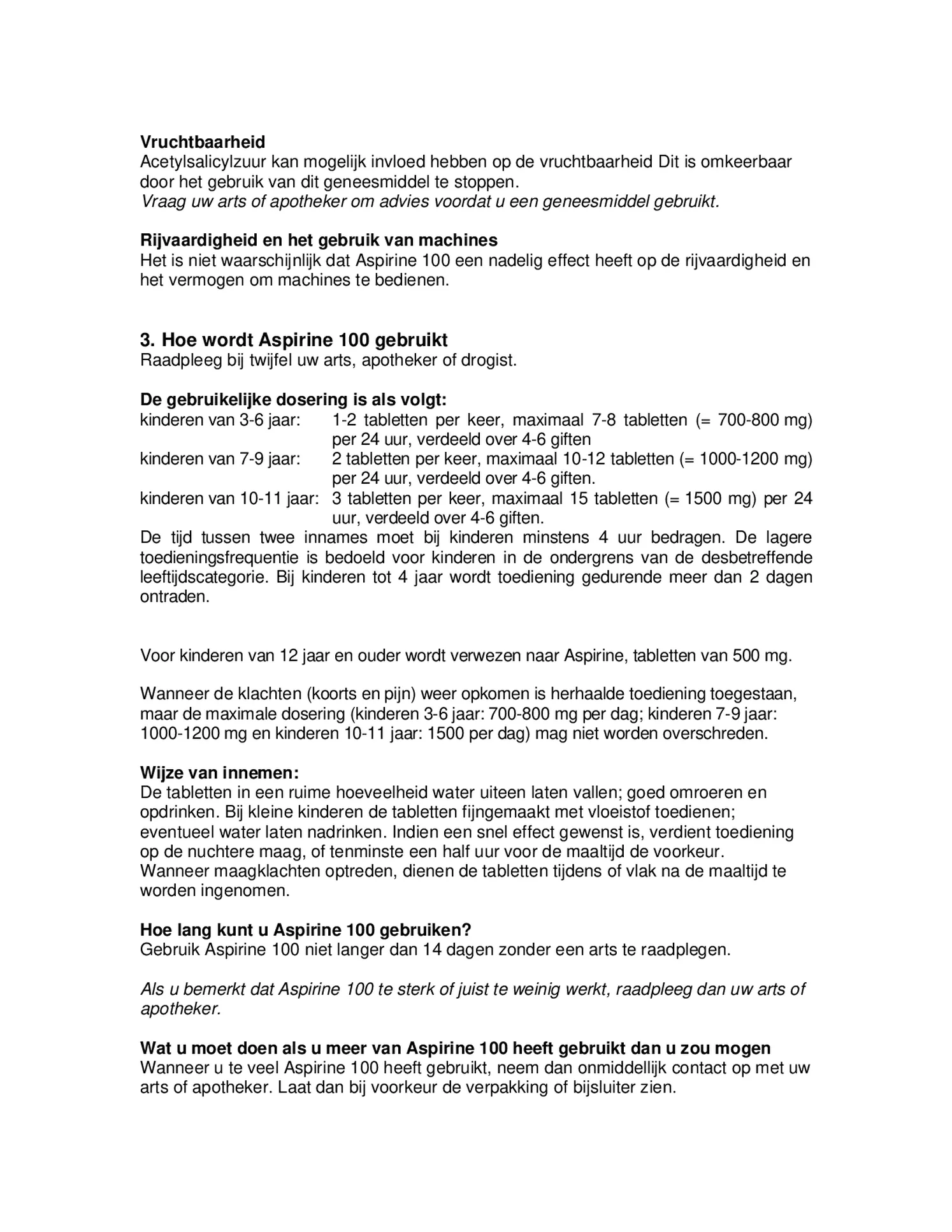 100mg Tabletten afbeelding van document #4, bijsluiter