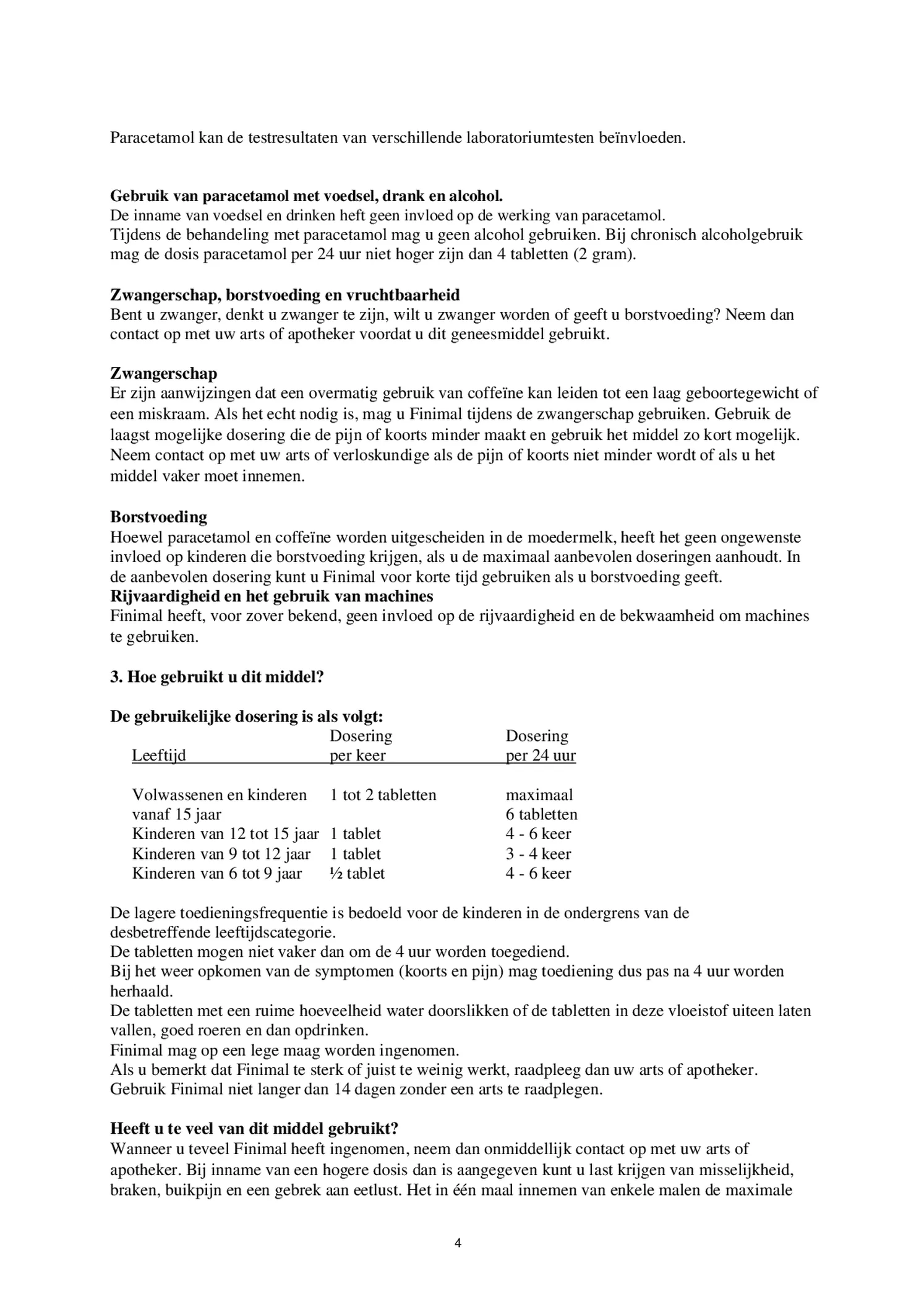 500mg Tabletten afbeelding van document #4, bijsluiter