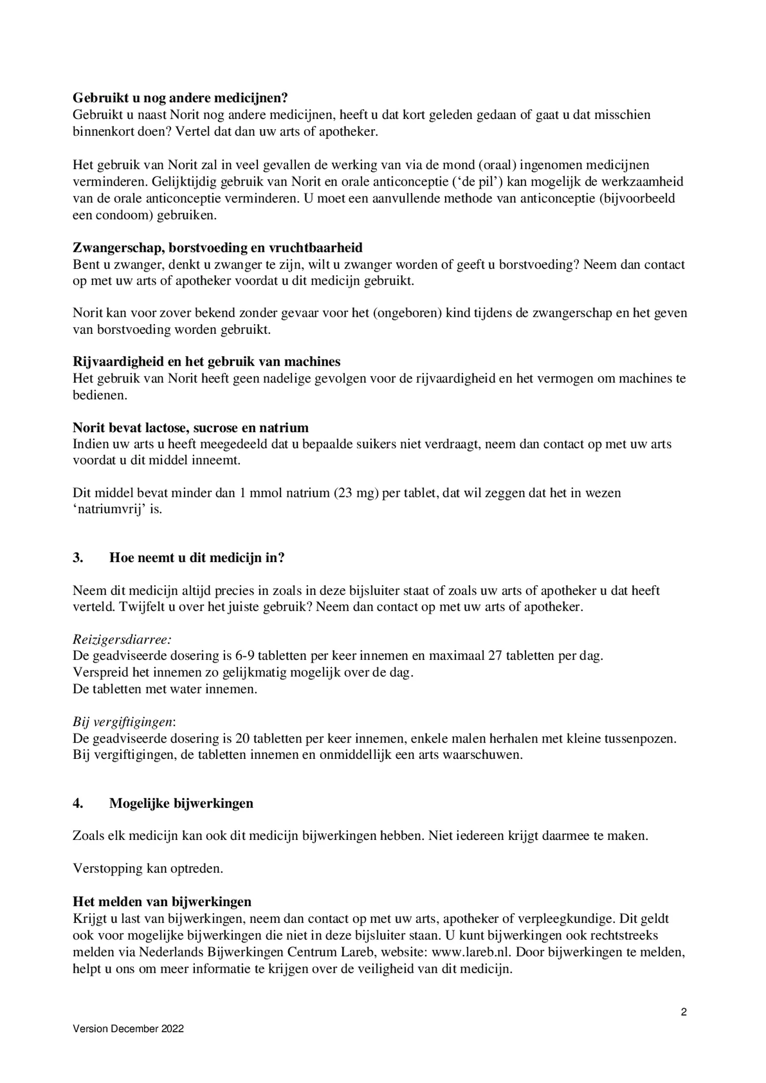 Tabletten 125mg afbeelding van document #2, bijsluiter