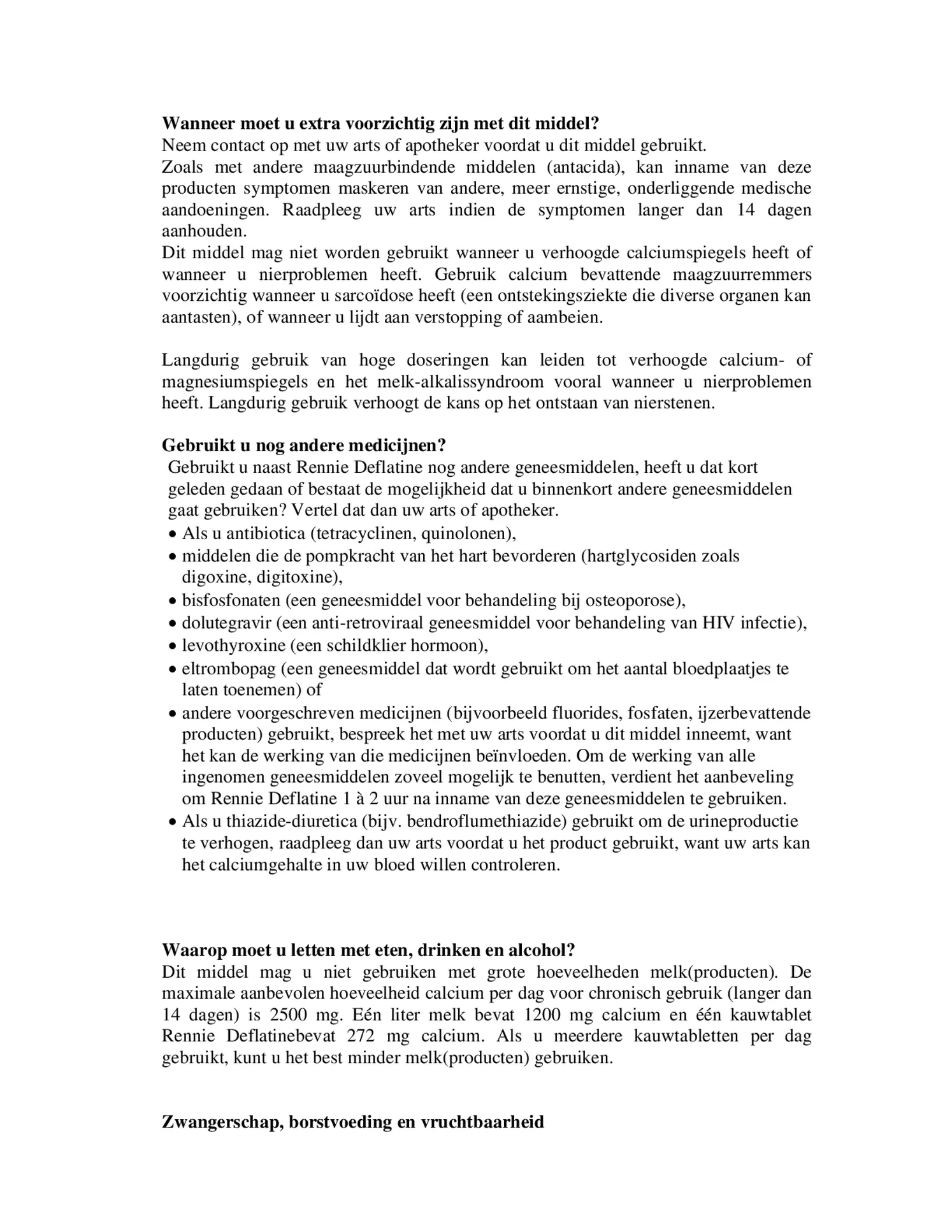 Deflatine kauwtabletten bij opgeblazen gevoel of winderigheid afbeelding van document #2, bijsluiter