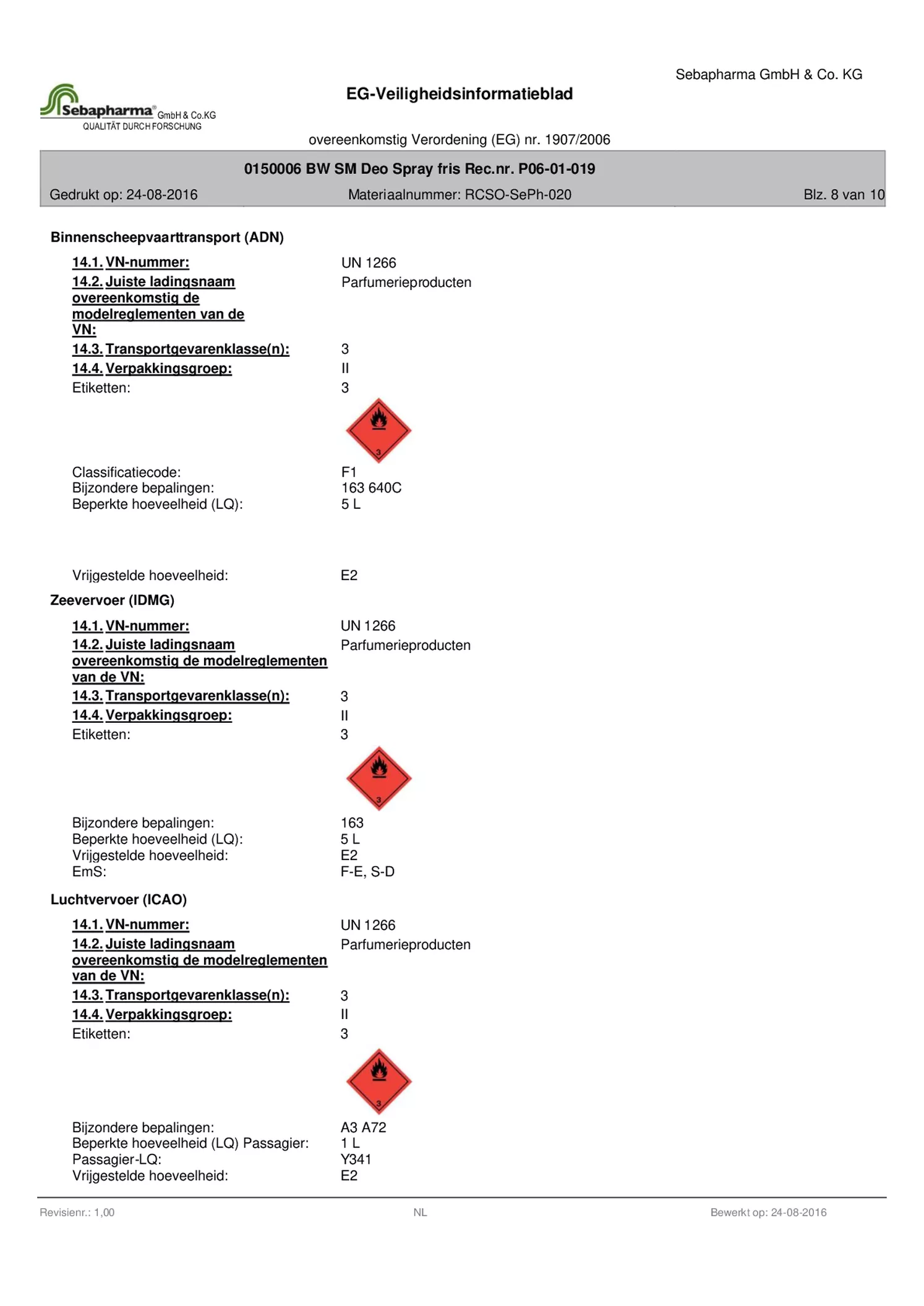 Deospray Fresh Spray afbeelding van document #8, extra_info