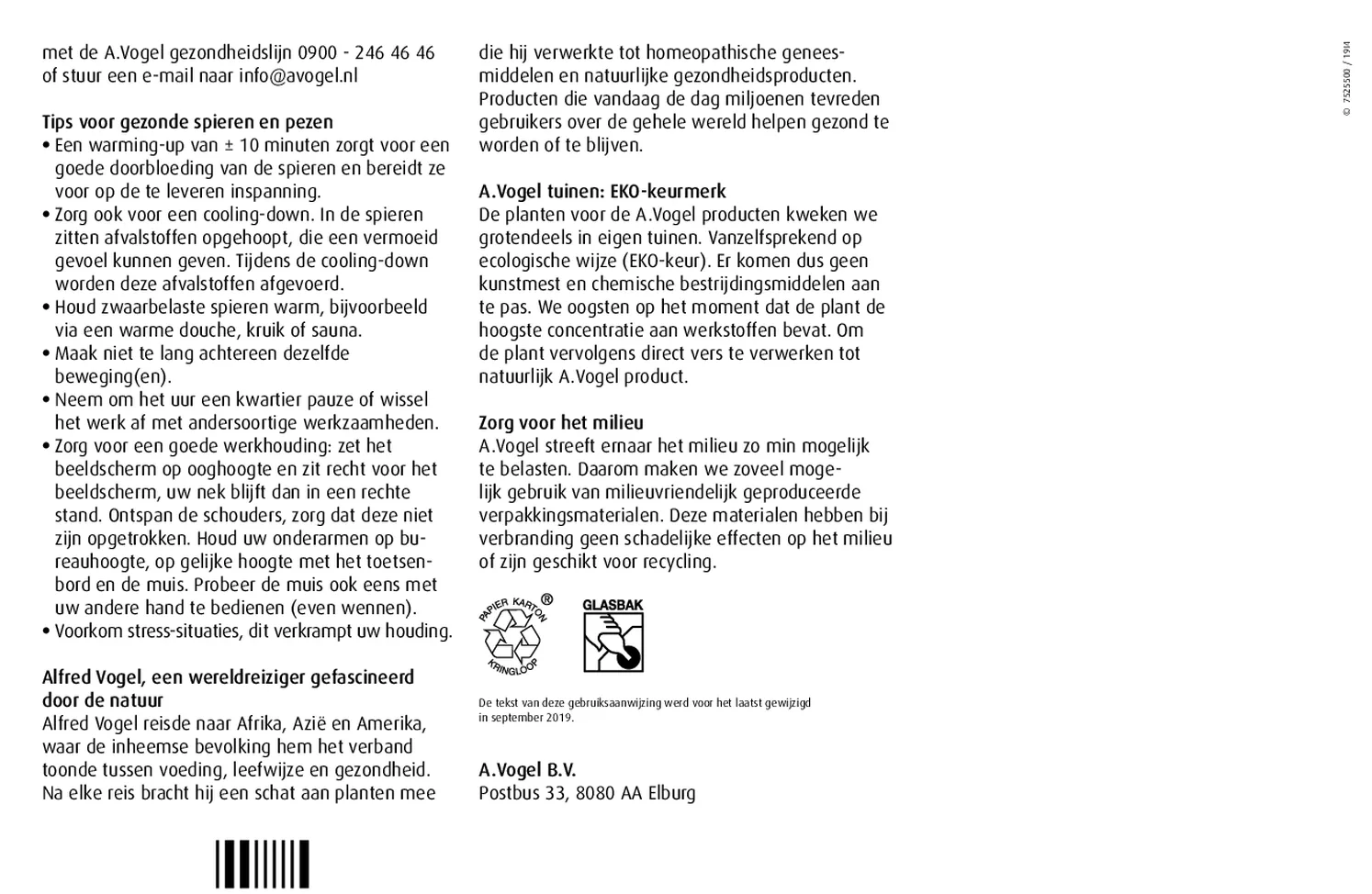 Symphosan® Spieren en Pezen Druppels afbeelding van document #2, gebruiksaanwijzing