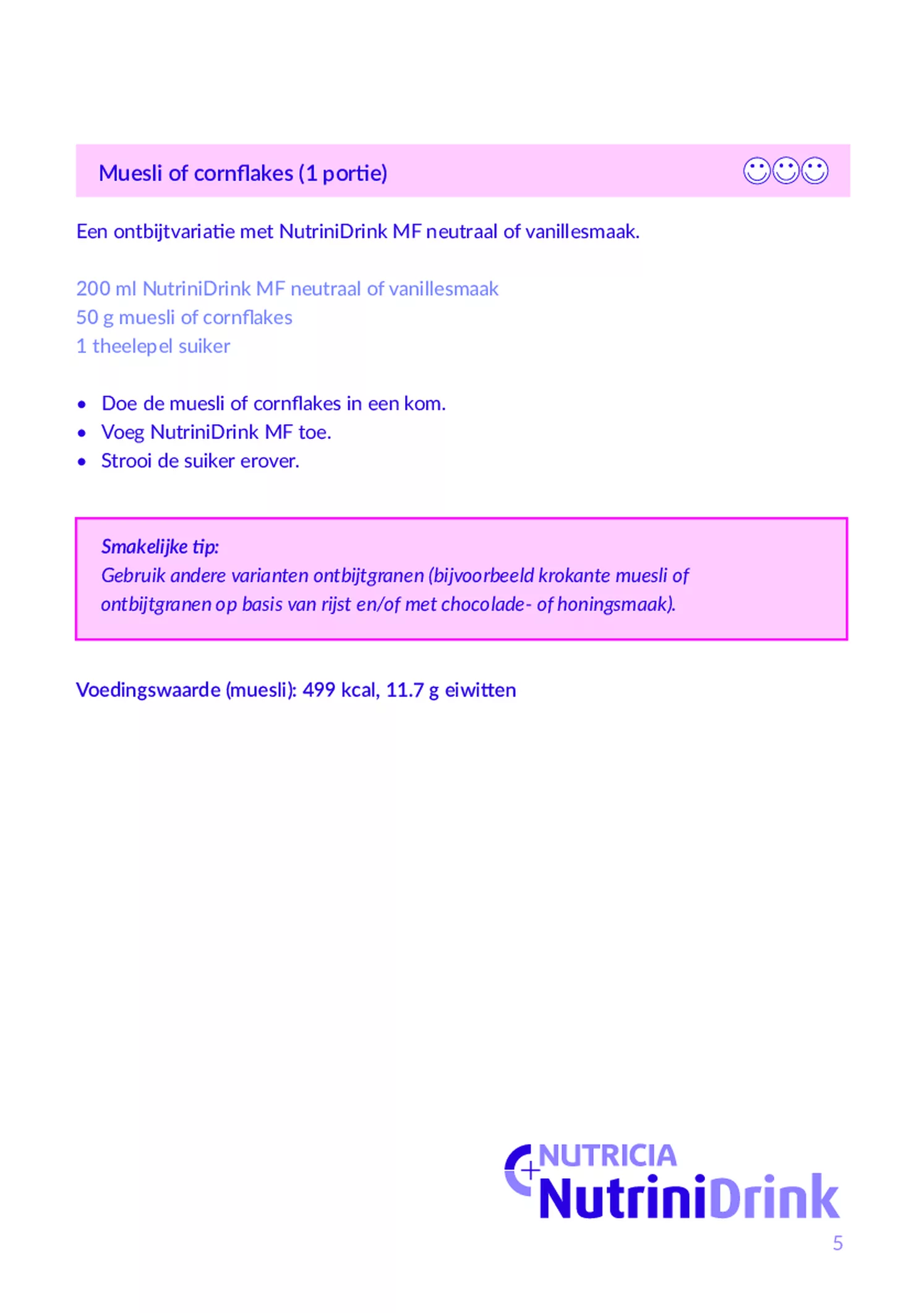 Nutrinidrink Multi Fibre Chocolade afbeelding van document #6, informatiefolder