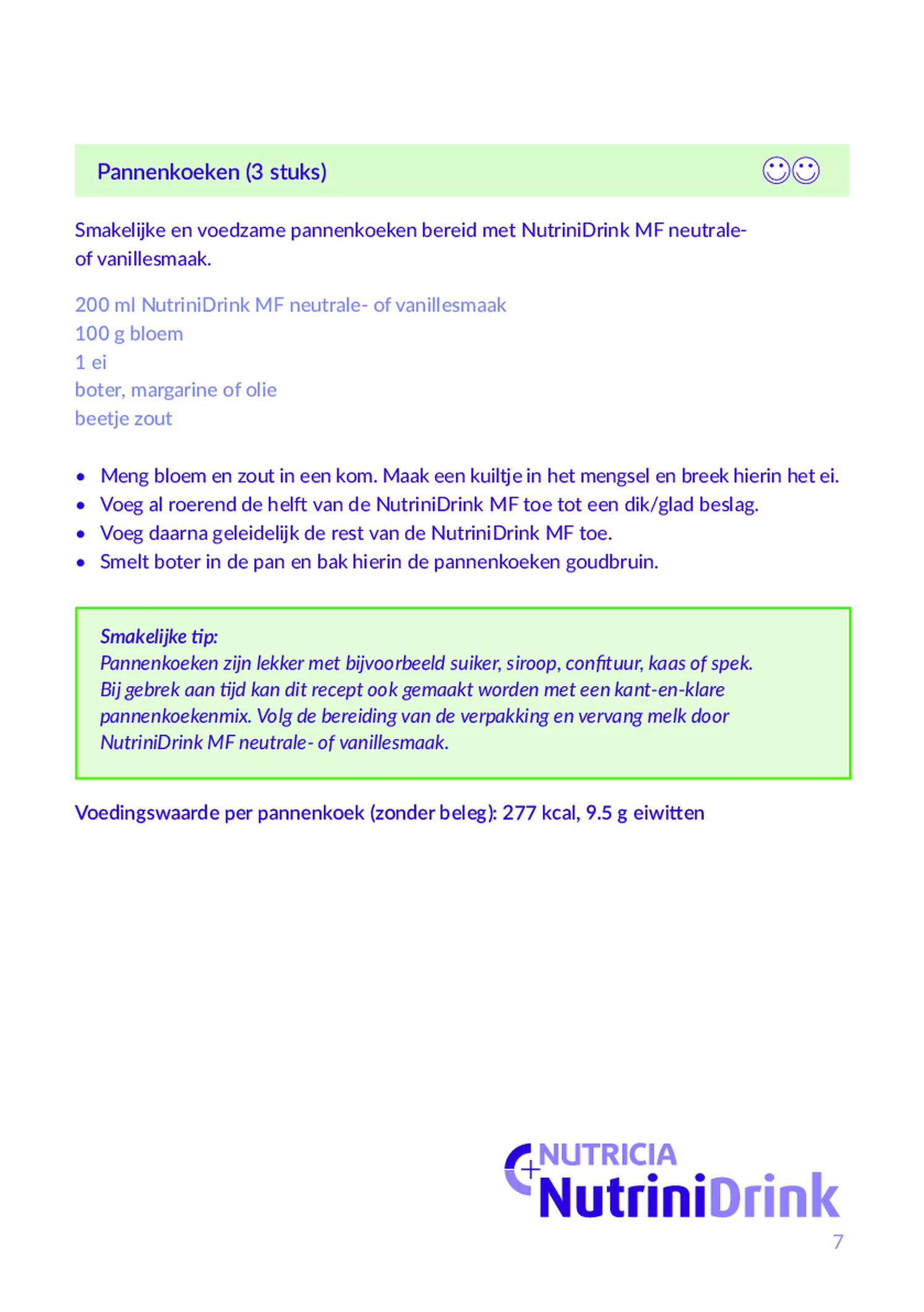 Nutrinidrink Multi Fibre Chocolade afbeelding van document #8, informatiefolder