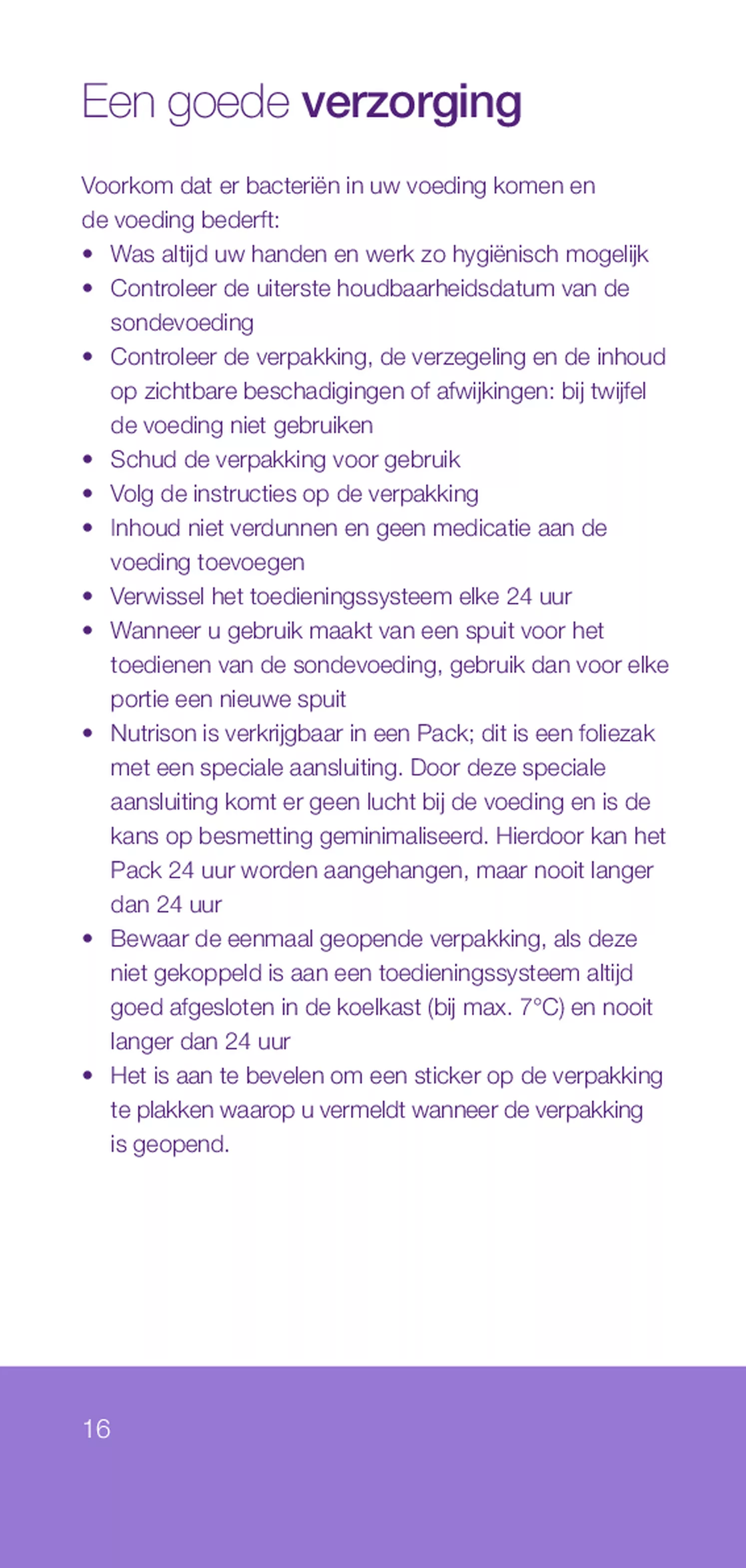 Nutrison Poeder afbeelding van document #16, informatiefolder