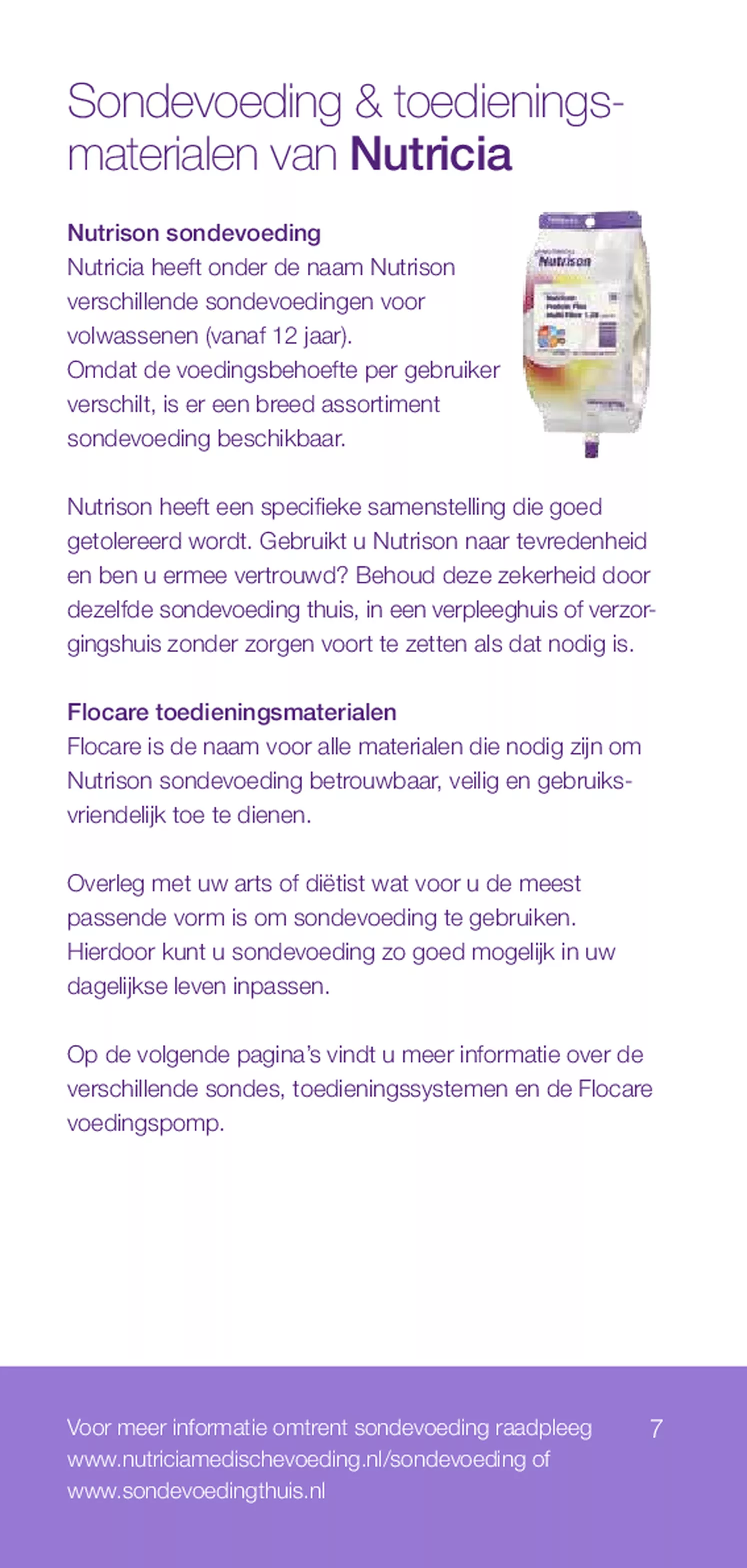 Nutrison Poeder afbeelding van document #7, informatiefolder