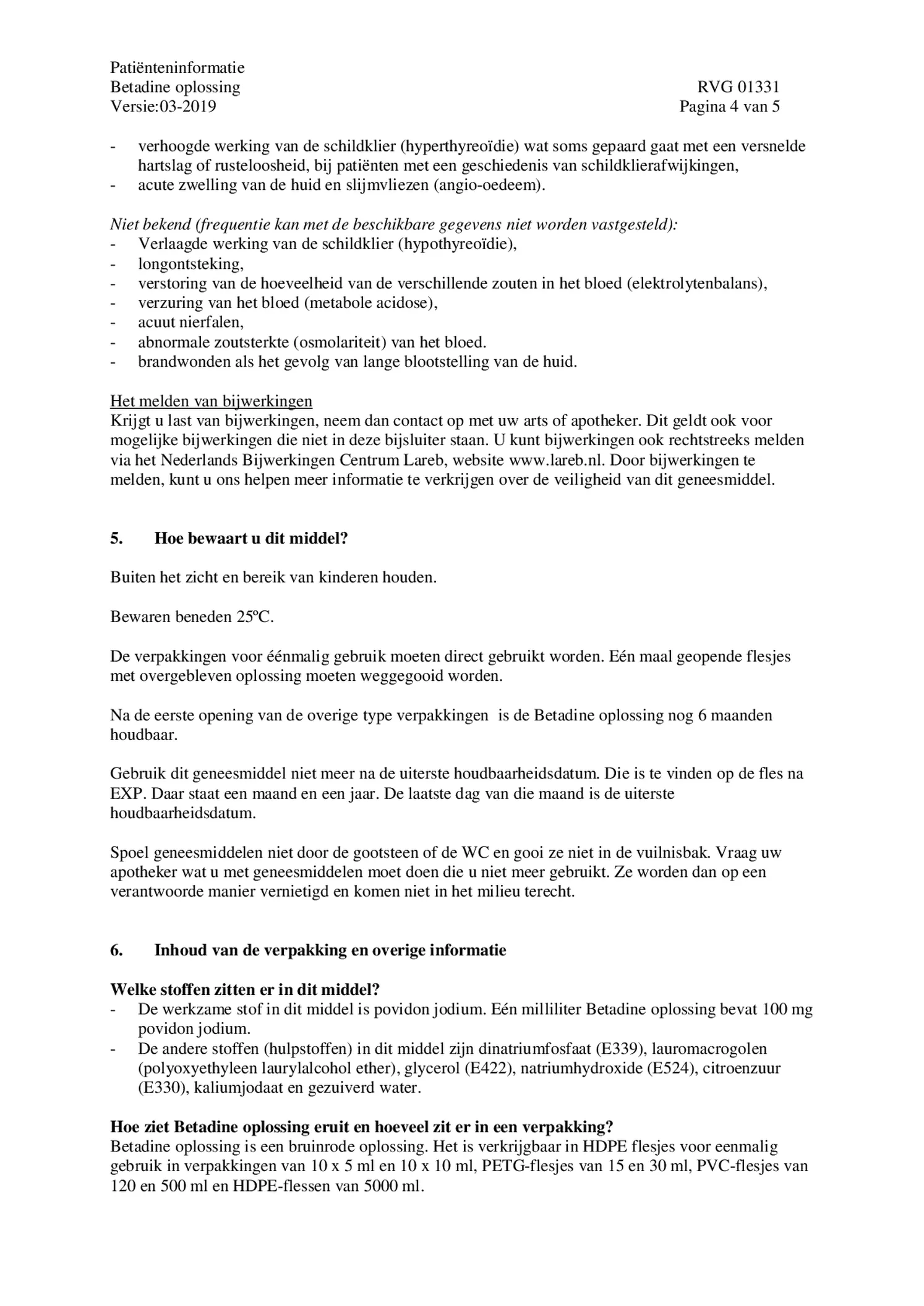 Jodium Oplossing afbeelding van document #4, bijsluiter