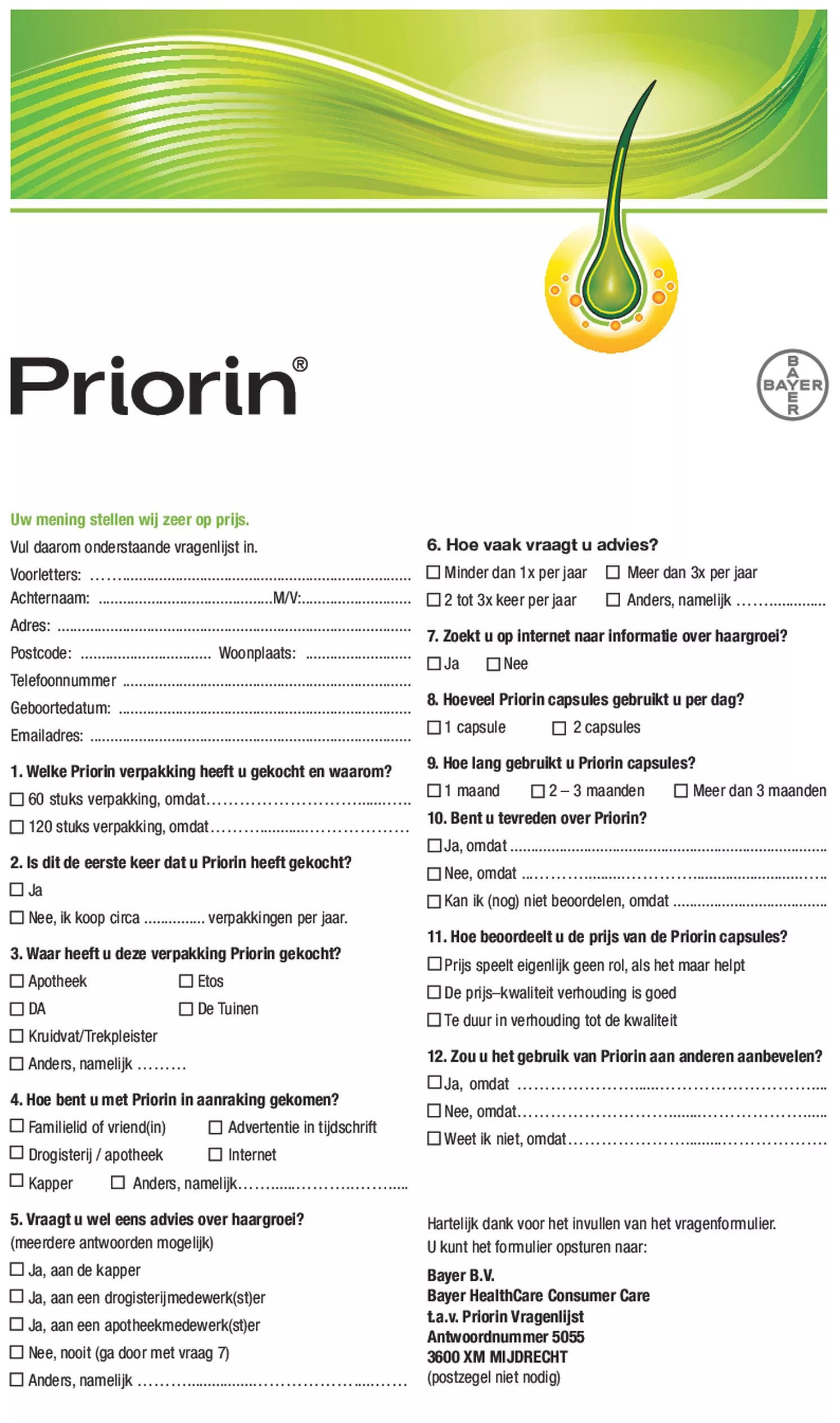 Haar Capsules afbeelding van document #2, gebruiksaanwijzing