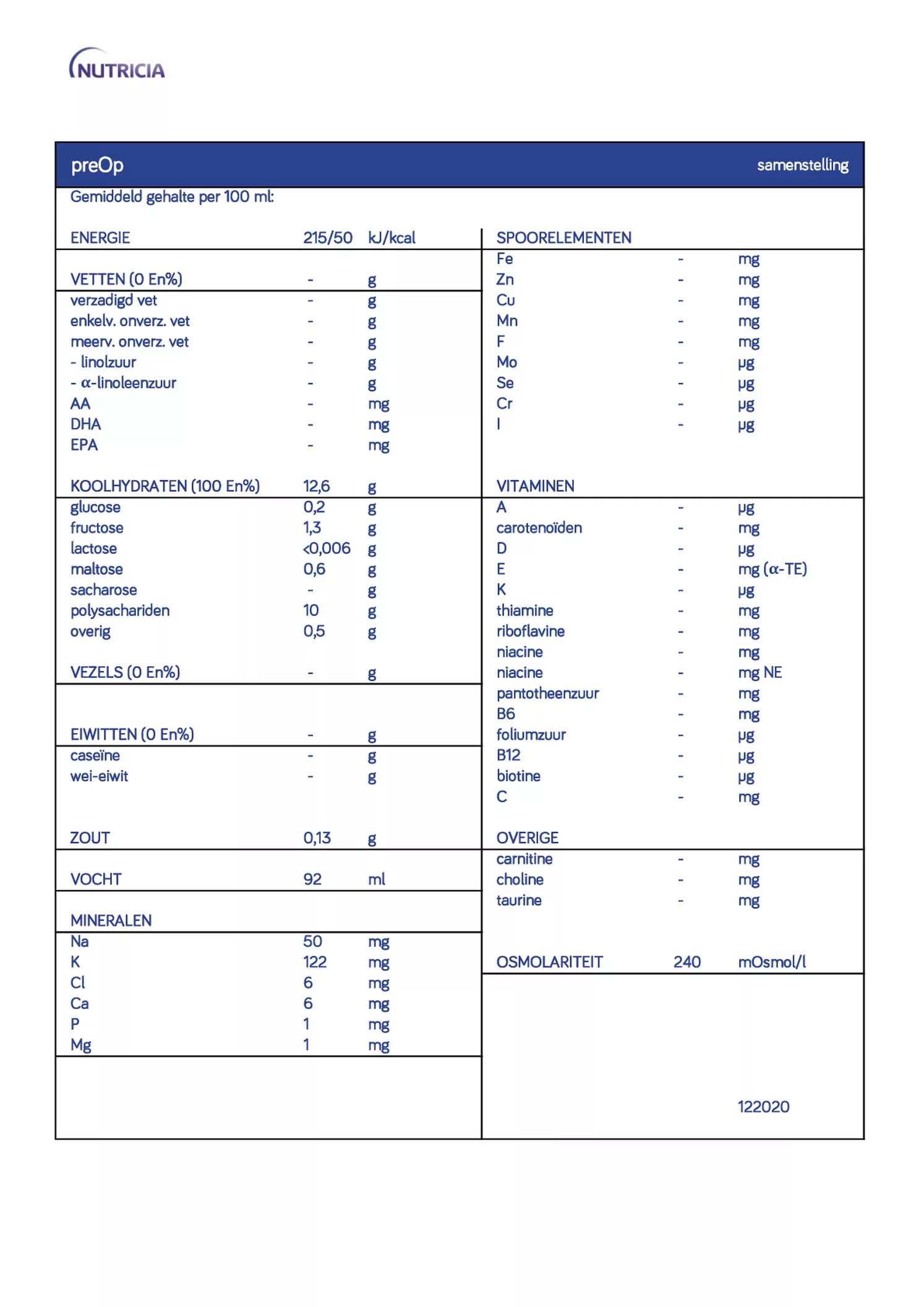 PreOp Citroen 4-pack afbeelding van document #1, informatiefolder