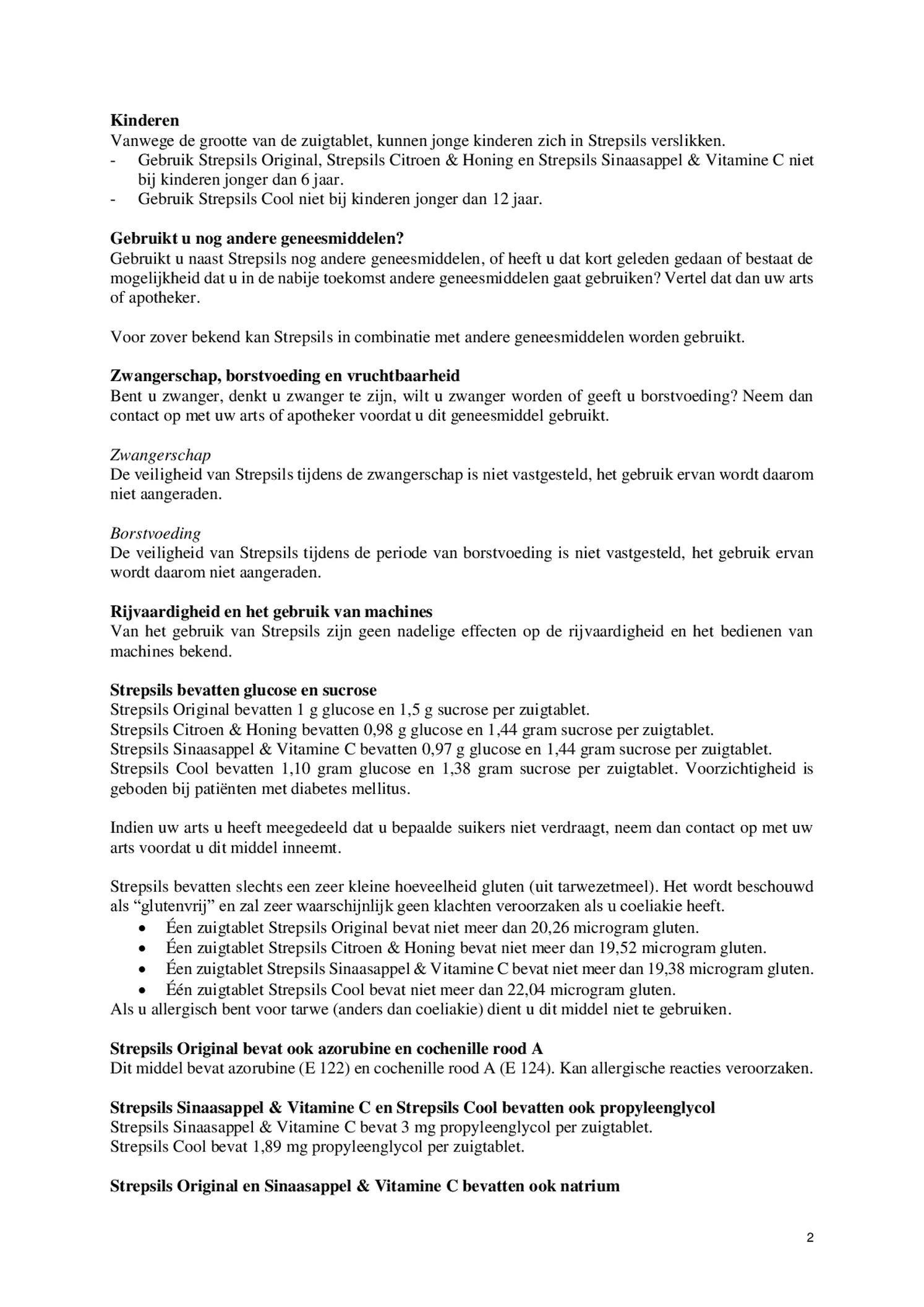 Citroen & Honing Zuigtabletten afbeelding van document #2, bijsluiter