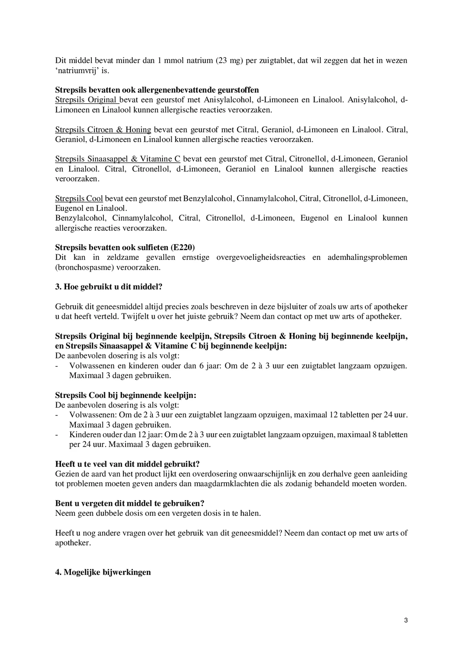 Sinaasappel & Vitamine C Zuigtabletten afbeelding van document #3, bijsluiter