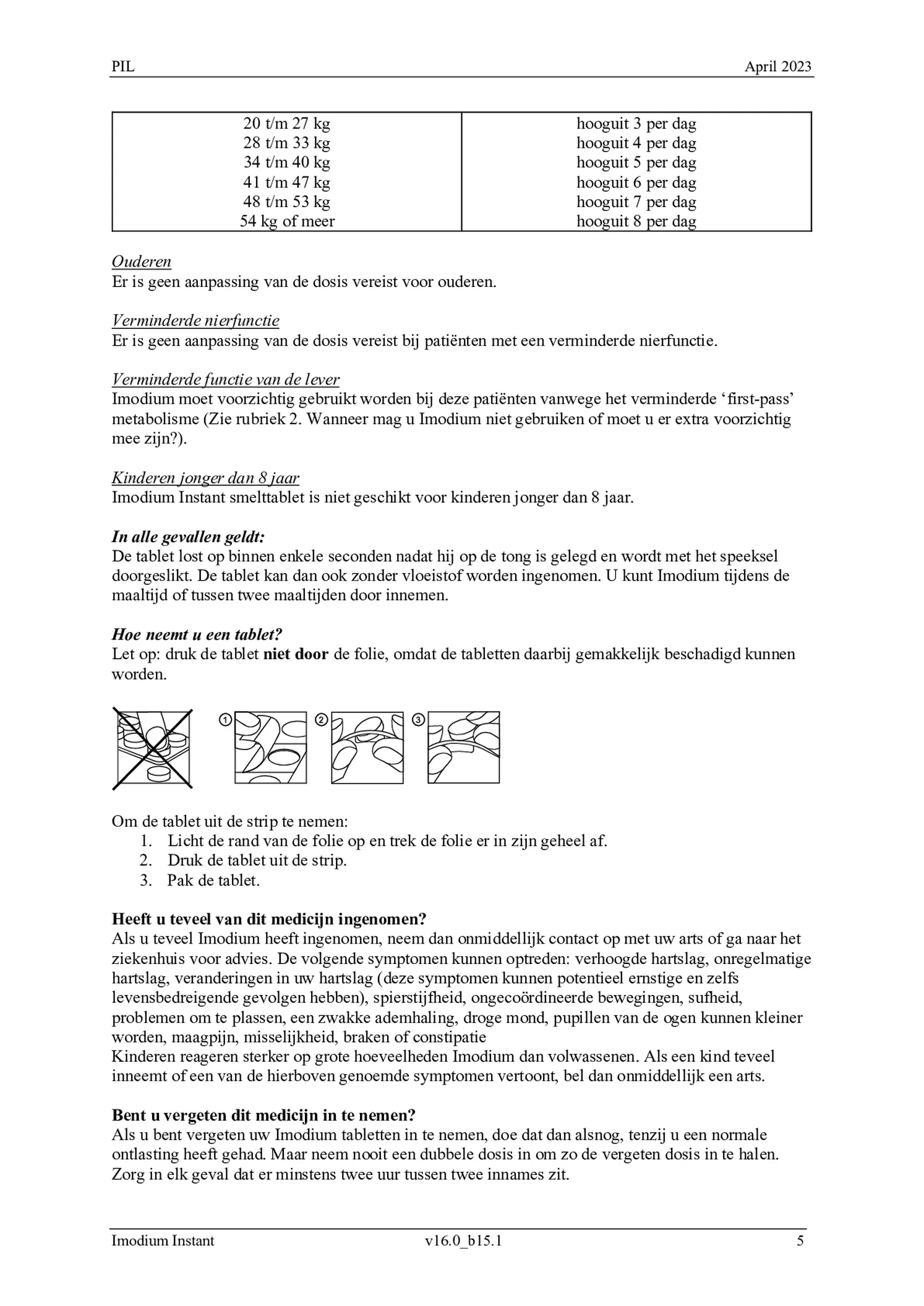 2mg Instant Smelttablet afbeelding van document #5, bijsluiter