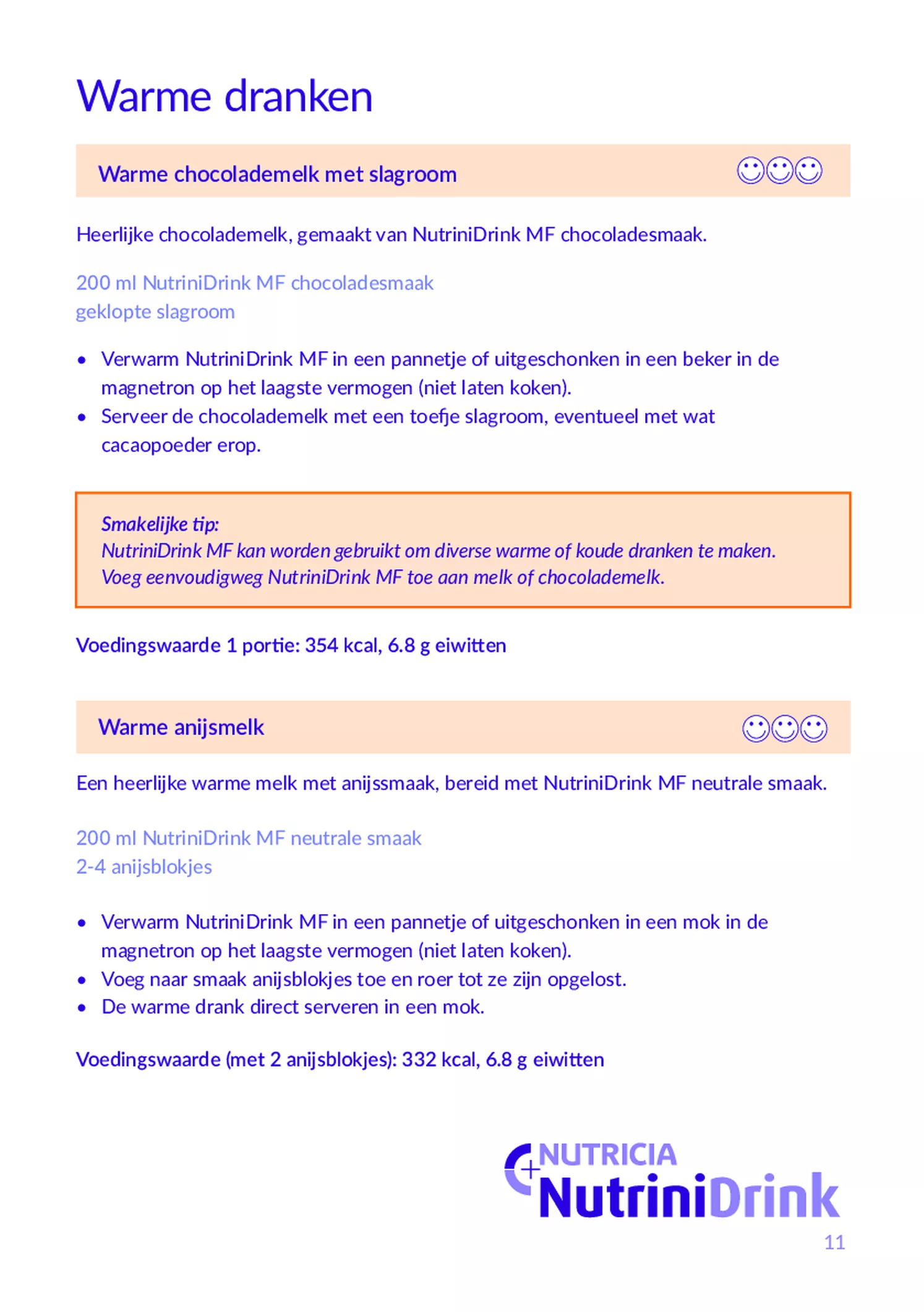 NutriniDrink Smoothie Rode Vruchten afbeelding van document #11, informatiefolder