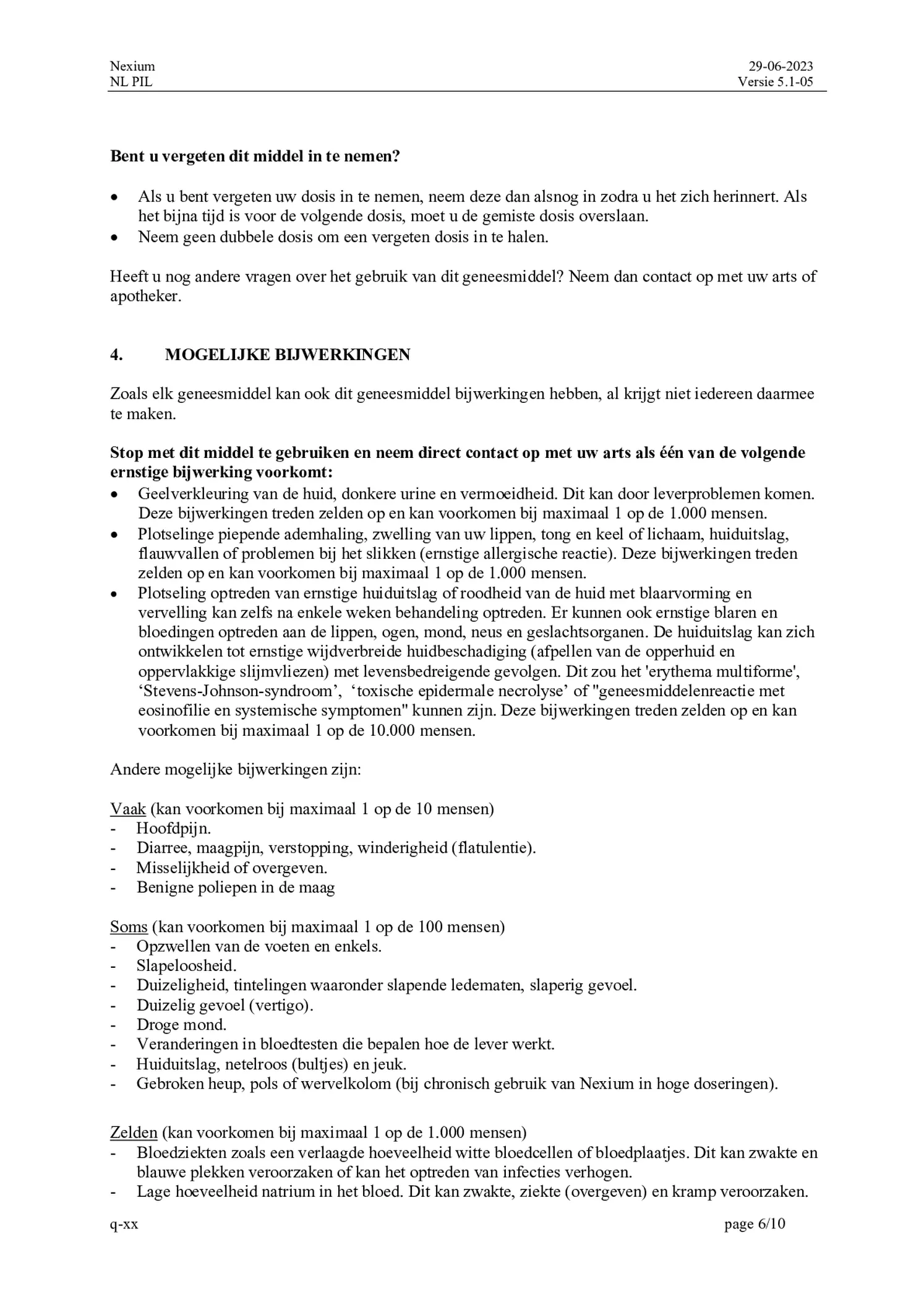 Control Tabletten 20mg Esomeprazo afbeelding van document #6, bijsluiter