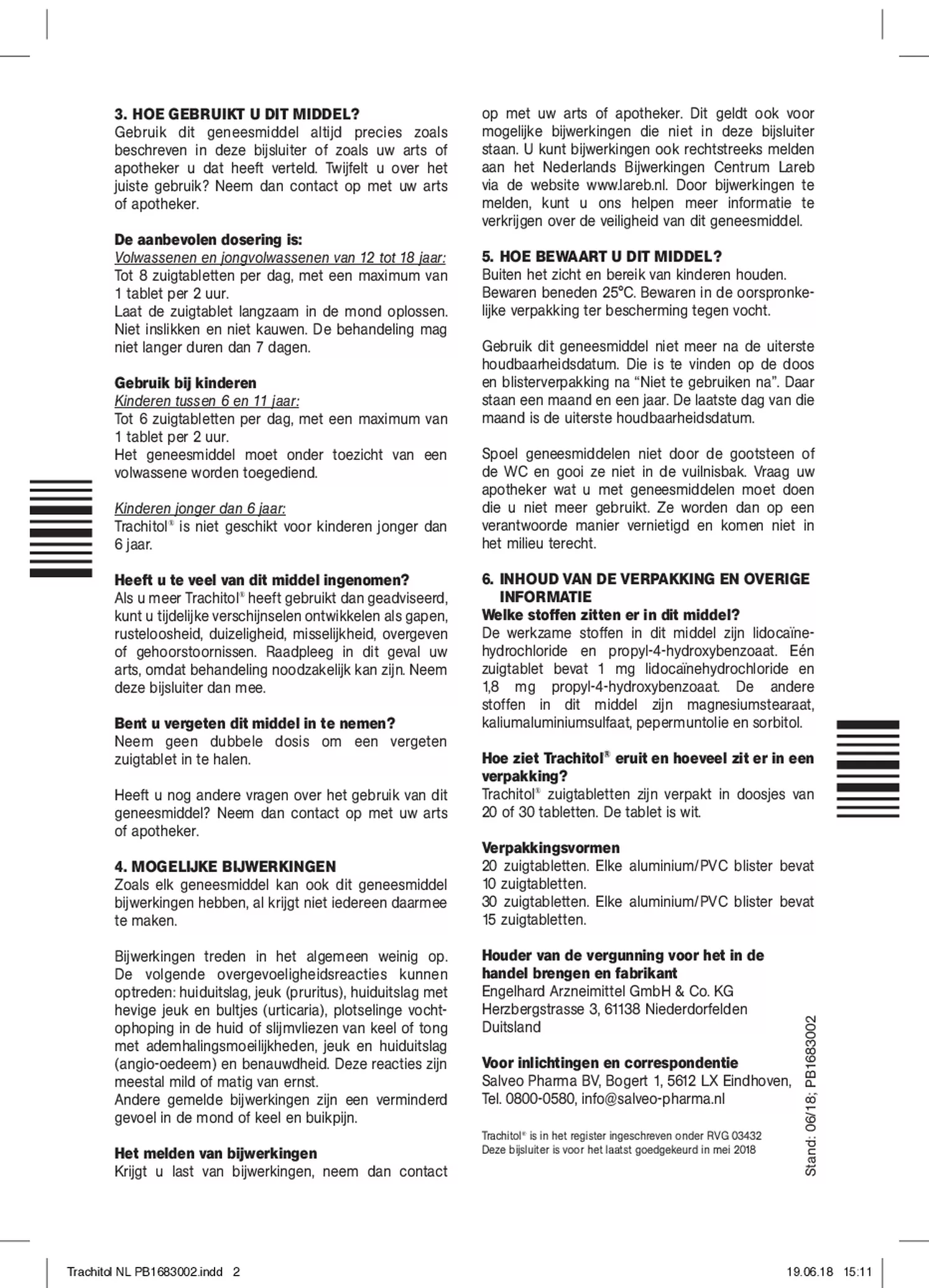 Zuigtabletten afbeelding van document #2, bijsluiter