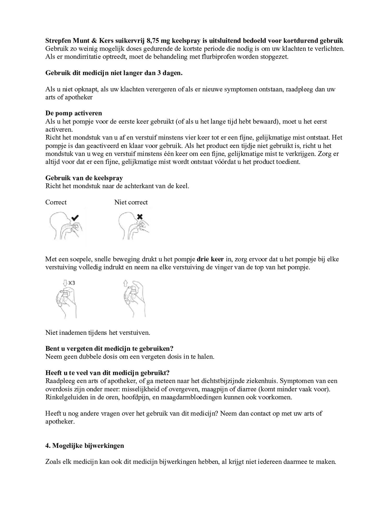 8,75mg Keelspray afbeelding van document #4, bijsluiter