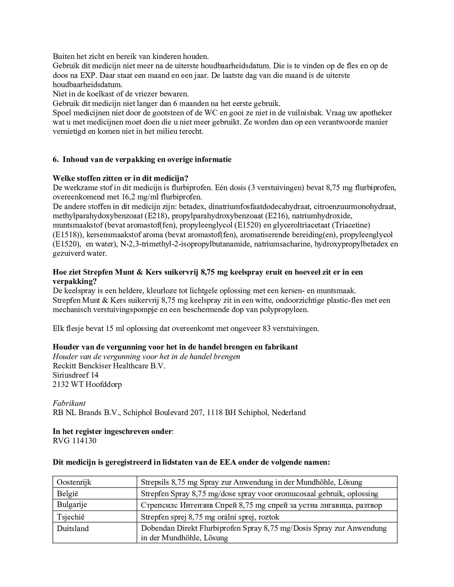 8,75mg Keelspray afbeelding van document #6, bijsluiter