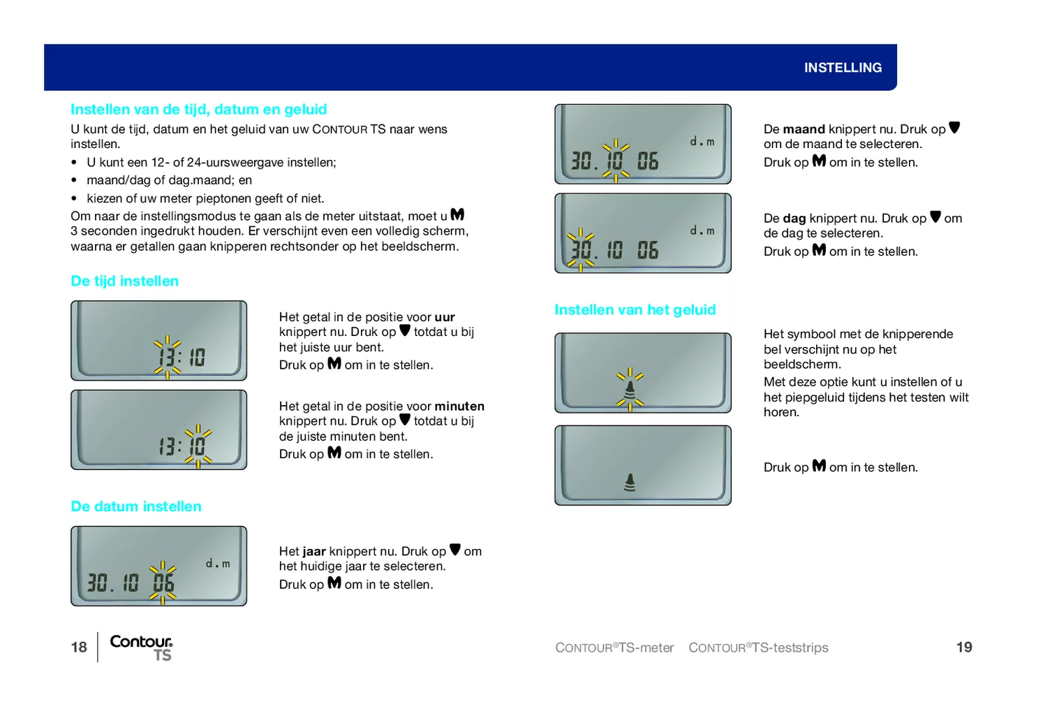 Contour TS Glucosemeter Startpakket afbeelding van document #11, gebruiksaanwijzing