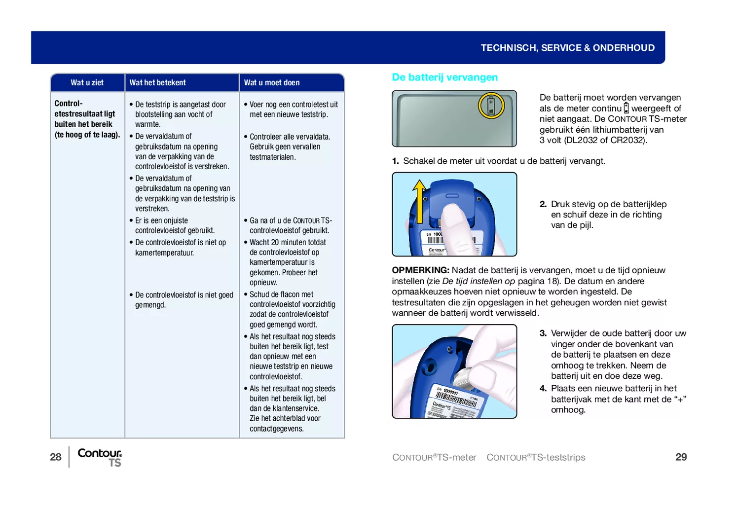 Contour TS Glucosemeter Startpakket afbeelding van document #16, gebruiksaanwijzing