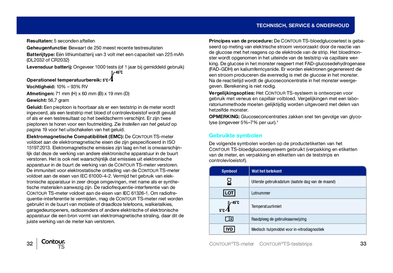 Contour TS Glucosemeter Startpakket afbeelding van document #18, gebruiksaanwijzing