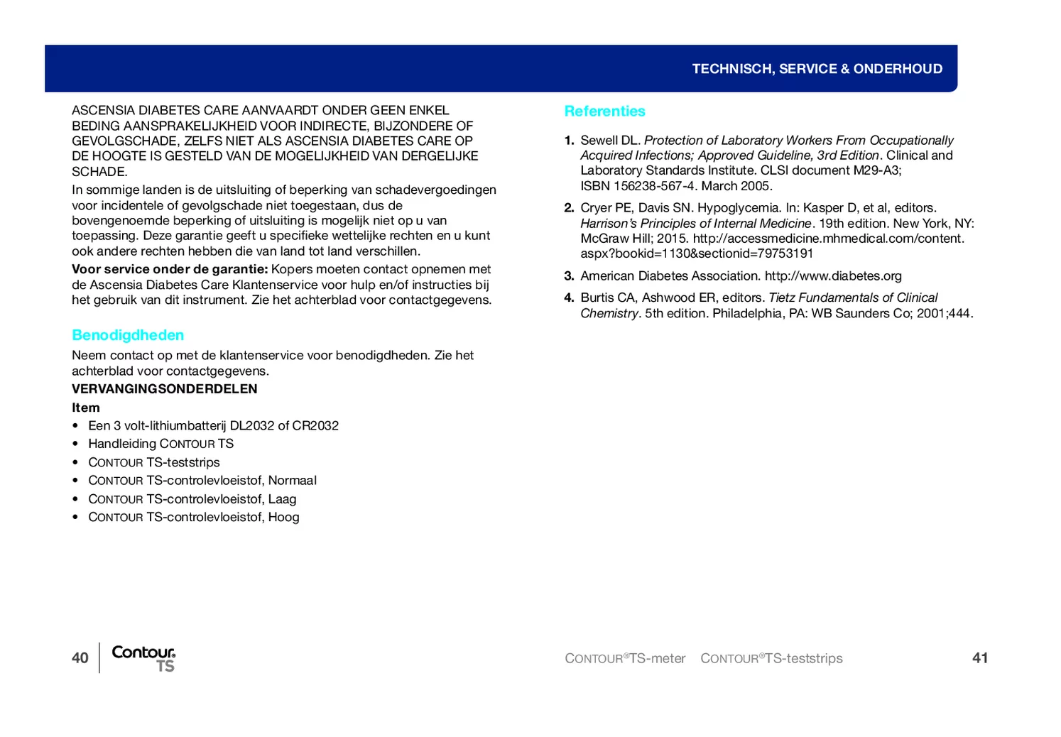 Contour TS Glucosemeter Startpakket afbeelding van document #22, gebruiksaanwijzing