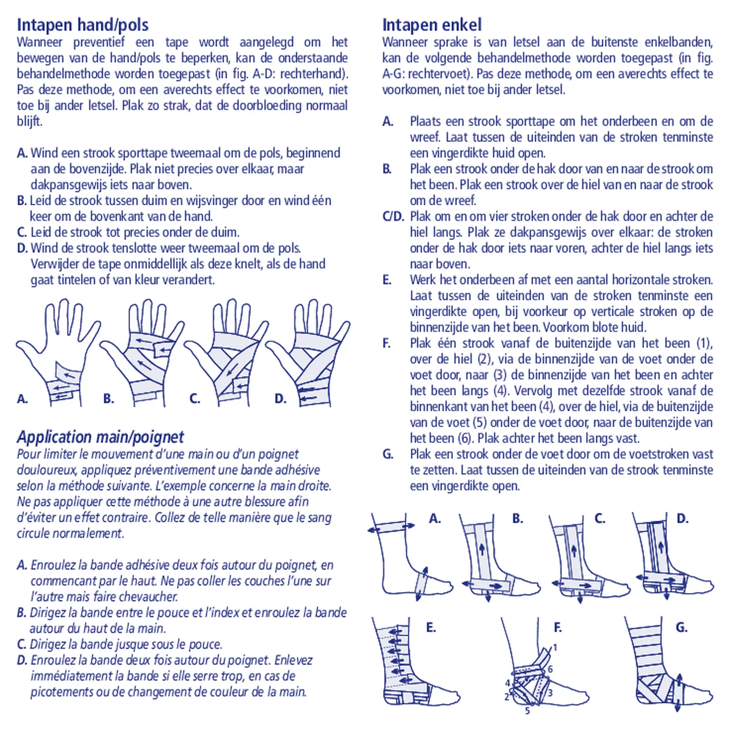 Sporttape Small 2cmx10m afbeelding van document #2, gebruiksaanwijzing