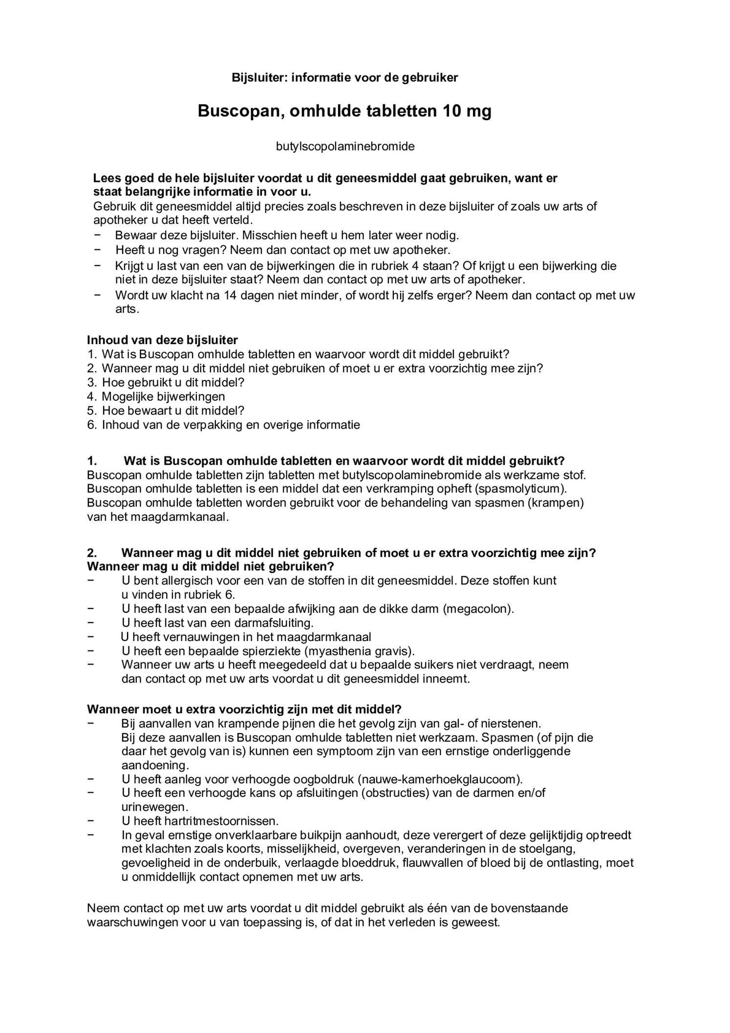 10mg Tabletten afbeelding van document #1, bijsluiter