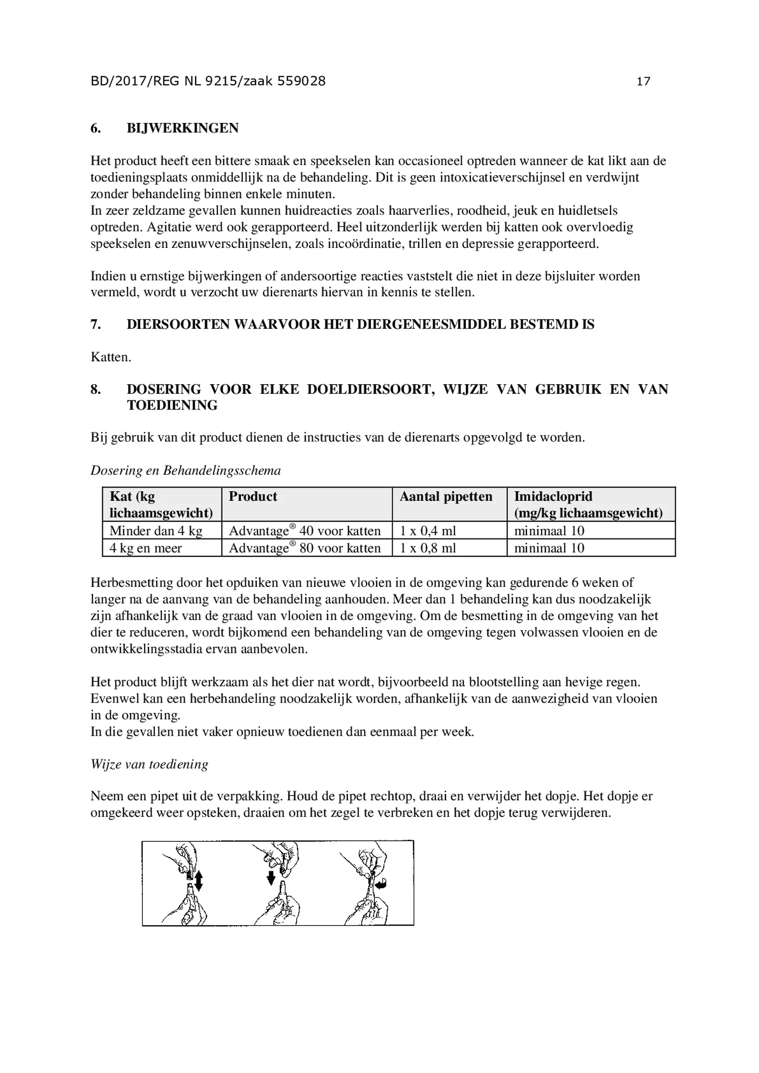 Kat 80 afbeelding van document #17, gebruiksaanwijzing