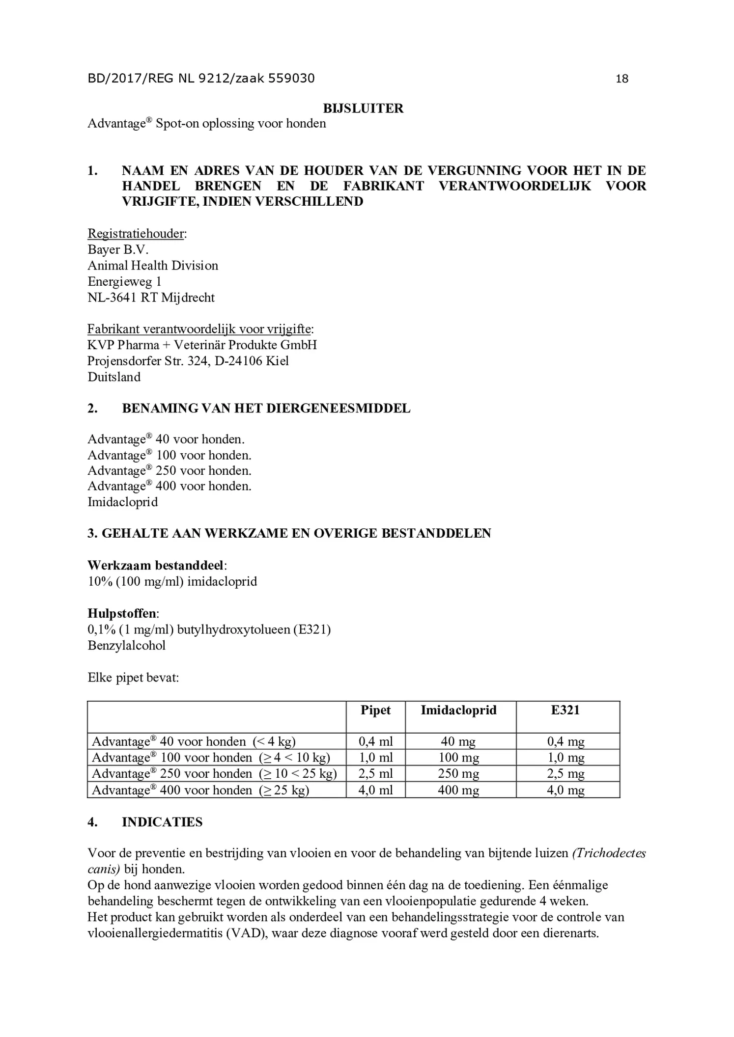 Hond 100 afbeelding van document #18, gebruiksaanwijzing