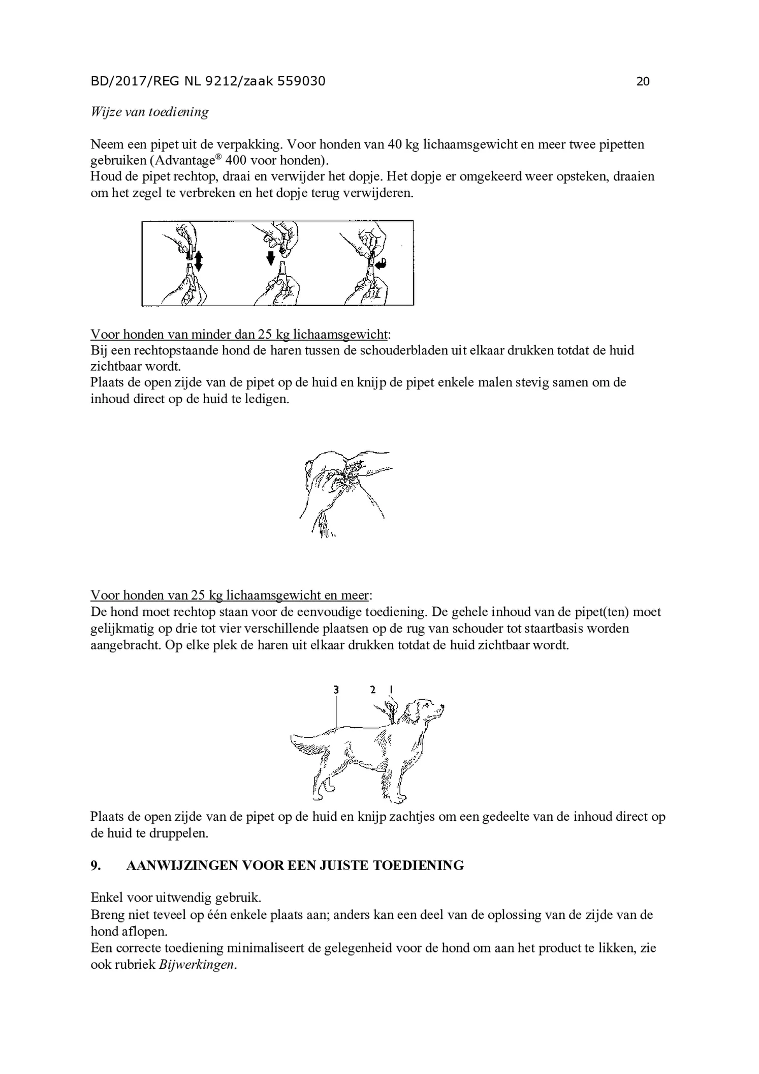 Hond 100 afbeelding van document #20, gebruiksaanwijzing