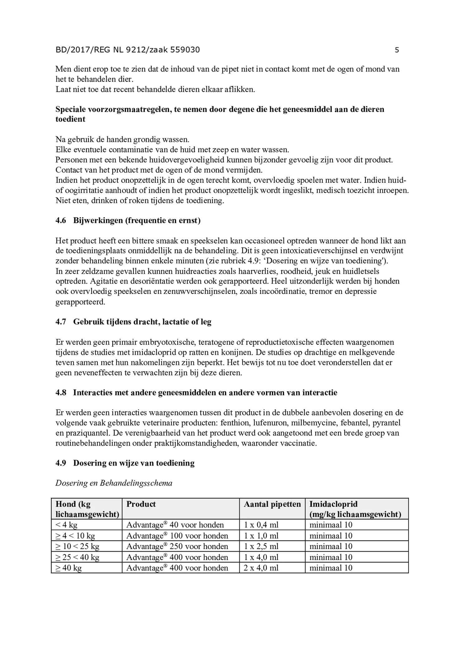 Hond 100 afbeelding van document #5, gebruiksaanwijzing