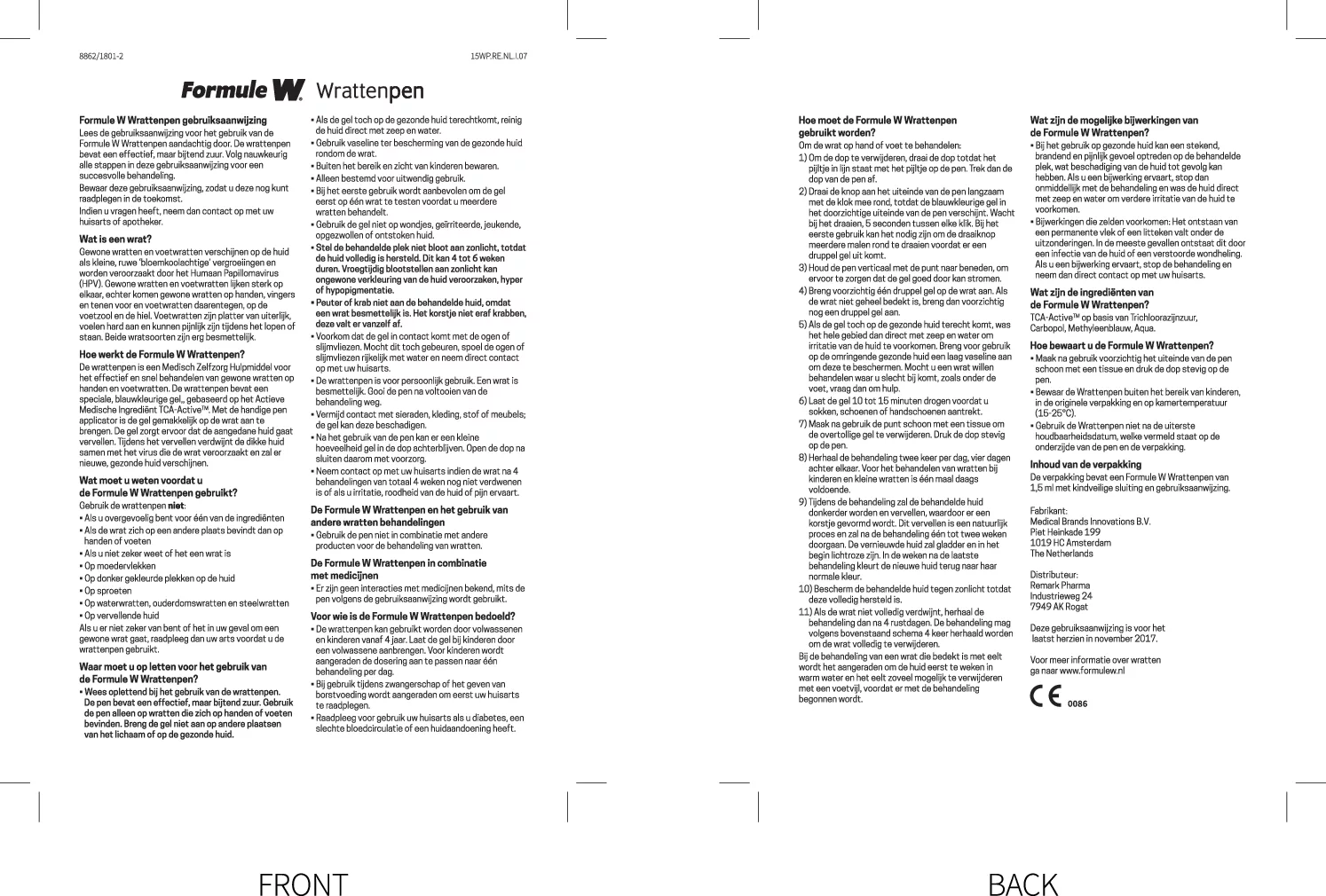 Wrattenpen afbeelding van document #1, gebruiksaanwijzing