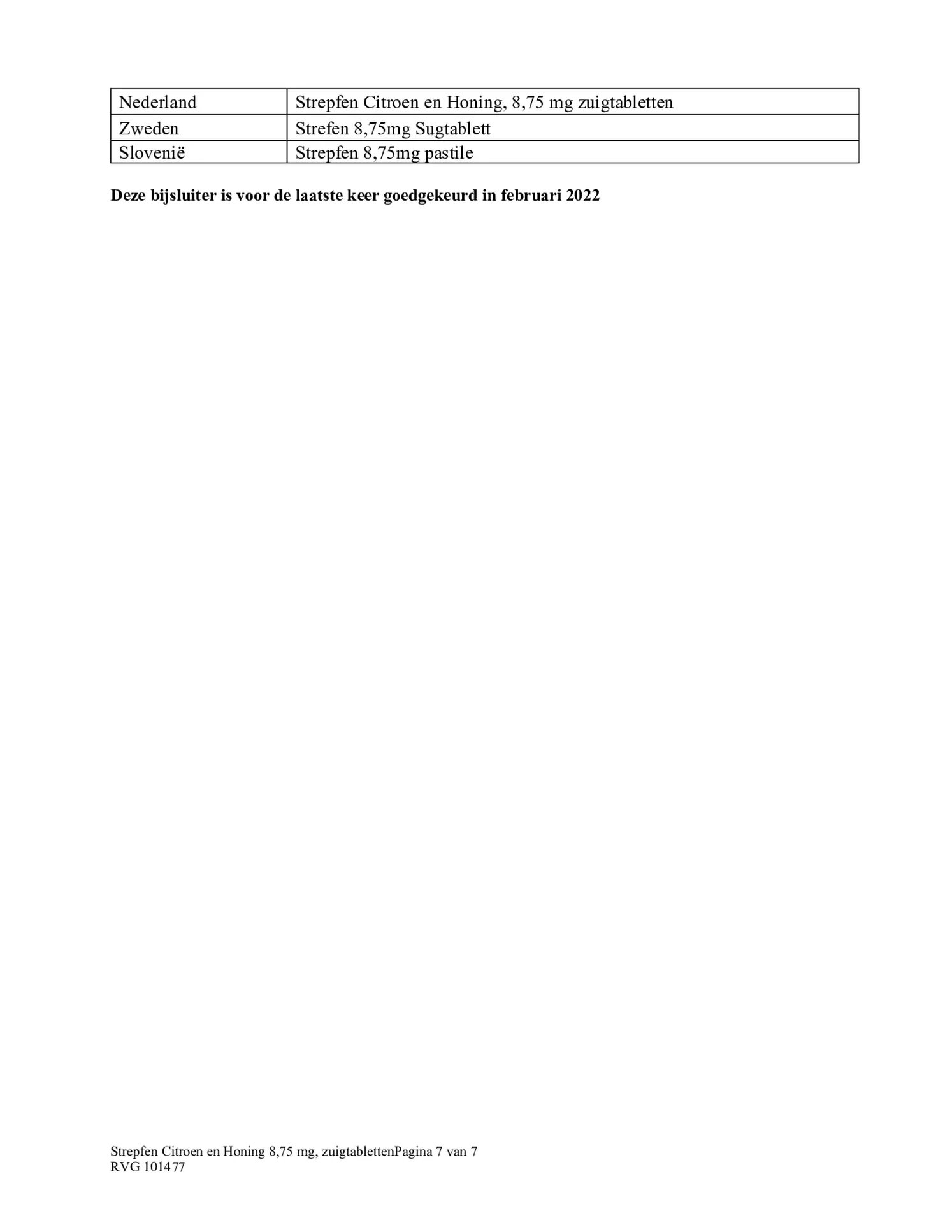 Citroen & Honing 8,75 MG Zuigtabletten afbeelding van document #7, bijsluiter