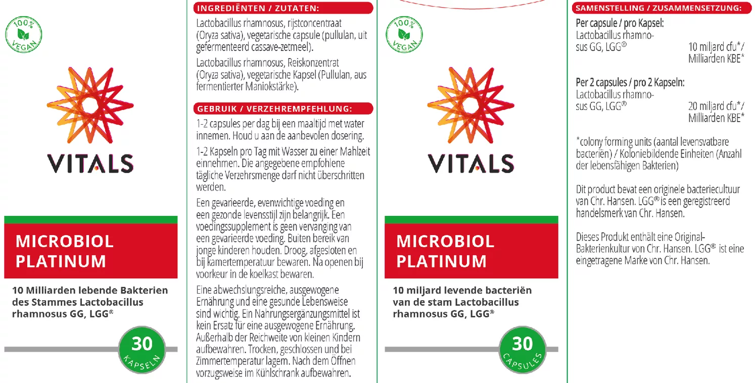 Microbiol Platinum Capsules afbeelding van document #1, etiket