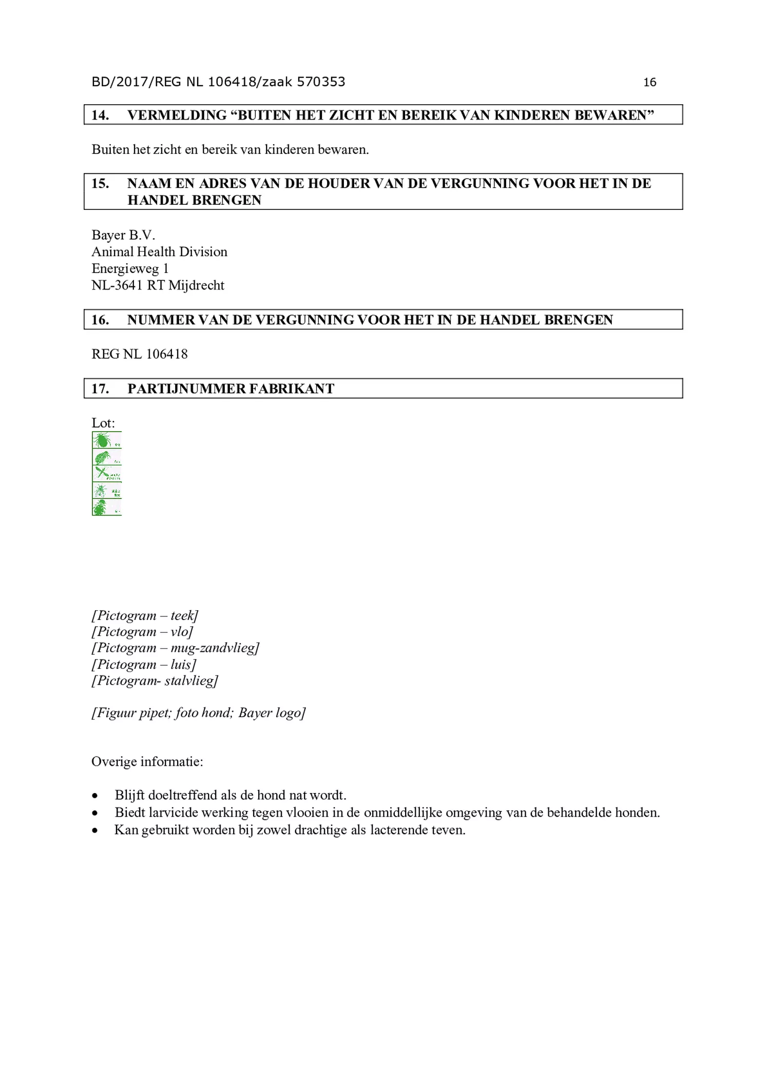 Hond 250/1250 Spot-on Solution afbeelding van document #16, gebruiksaanwijzing