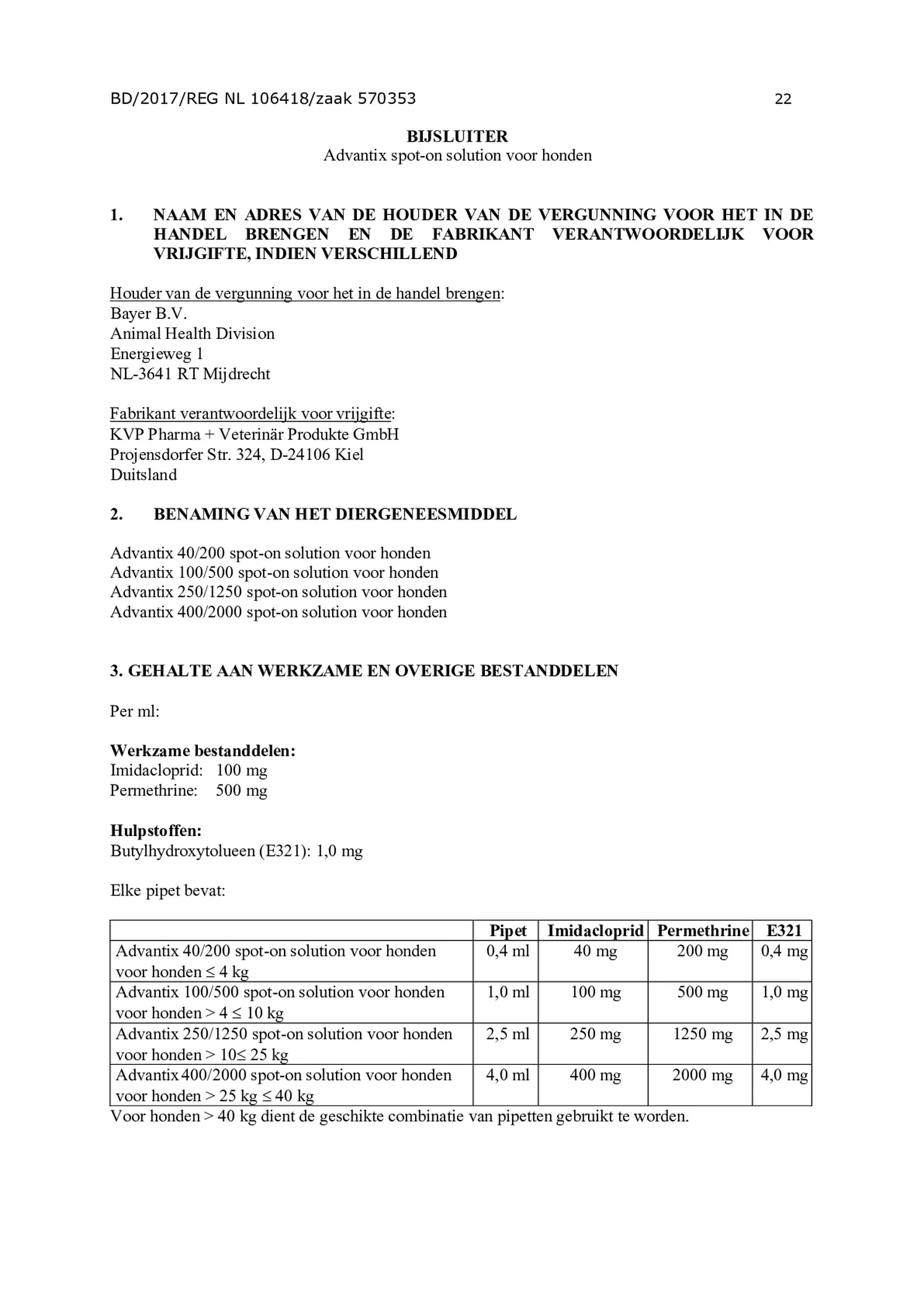 Hond 250/1250 Spot-on Solution afbeelding van document #22, gebruiksaanwijzing