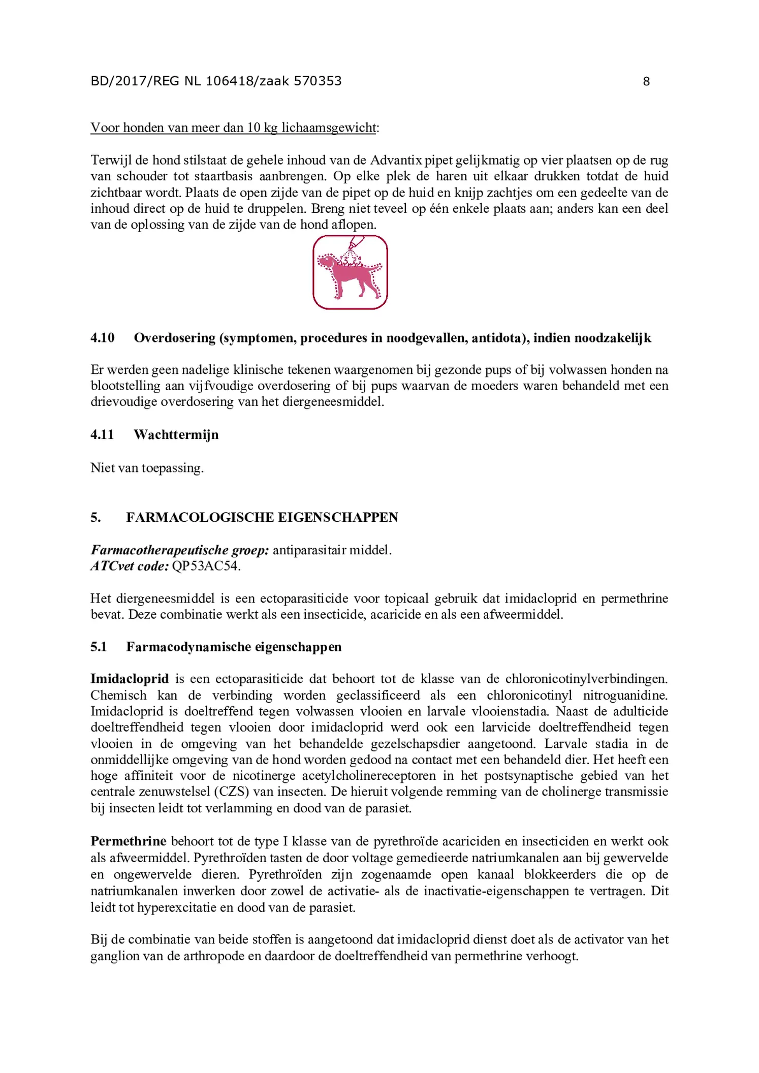 Hond 250/1250 Spot-on Solution afbeelding van document #8, gebruiksaanwijzing