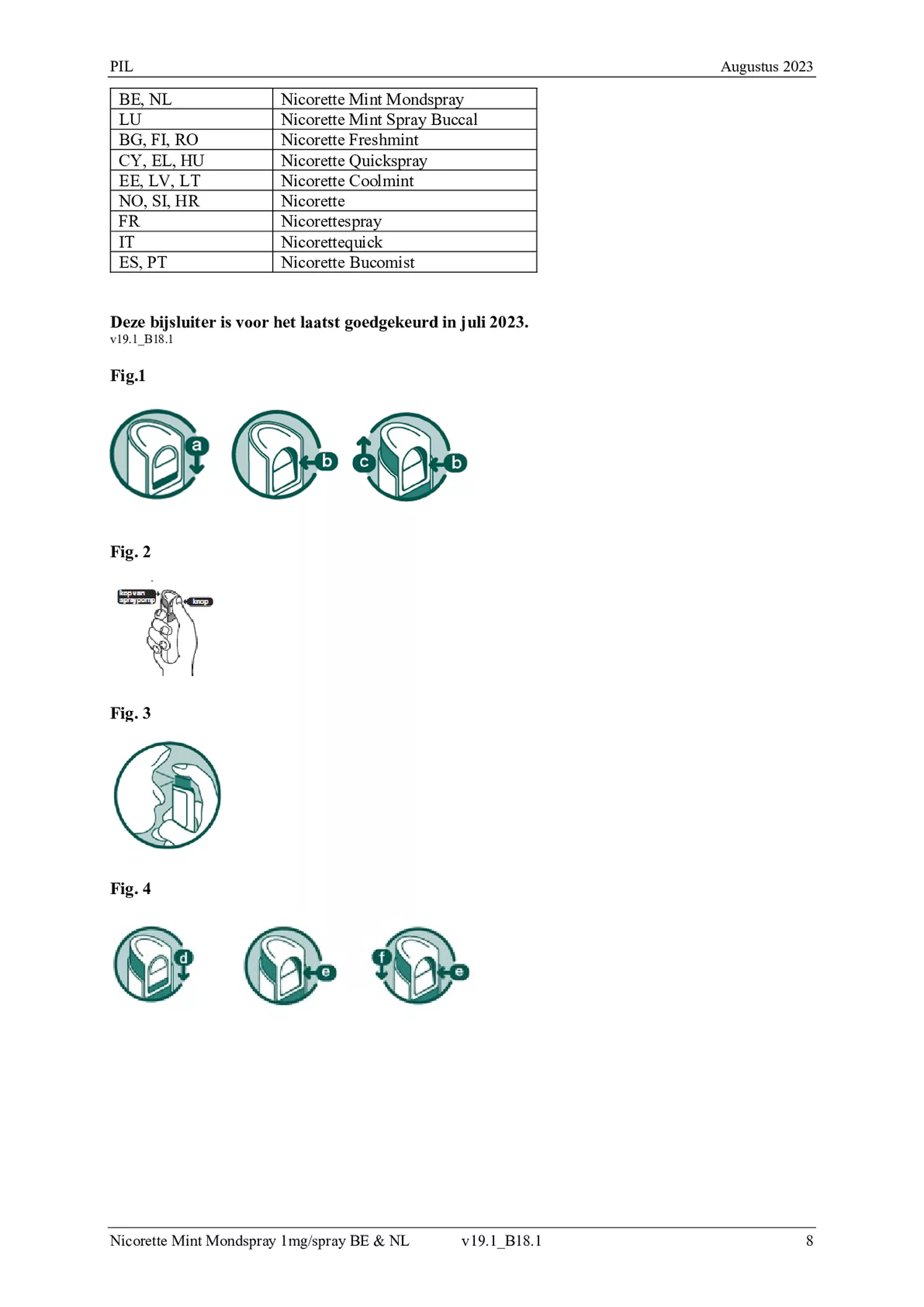 Mint Mondspray afbeelding van document #8, bijsluiter