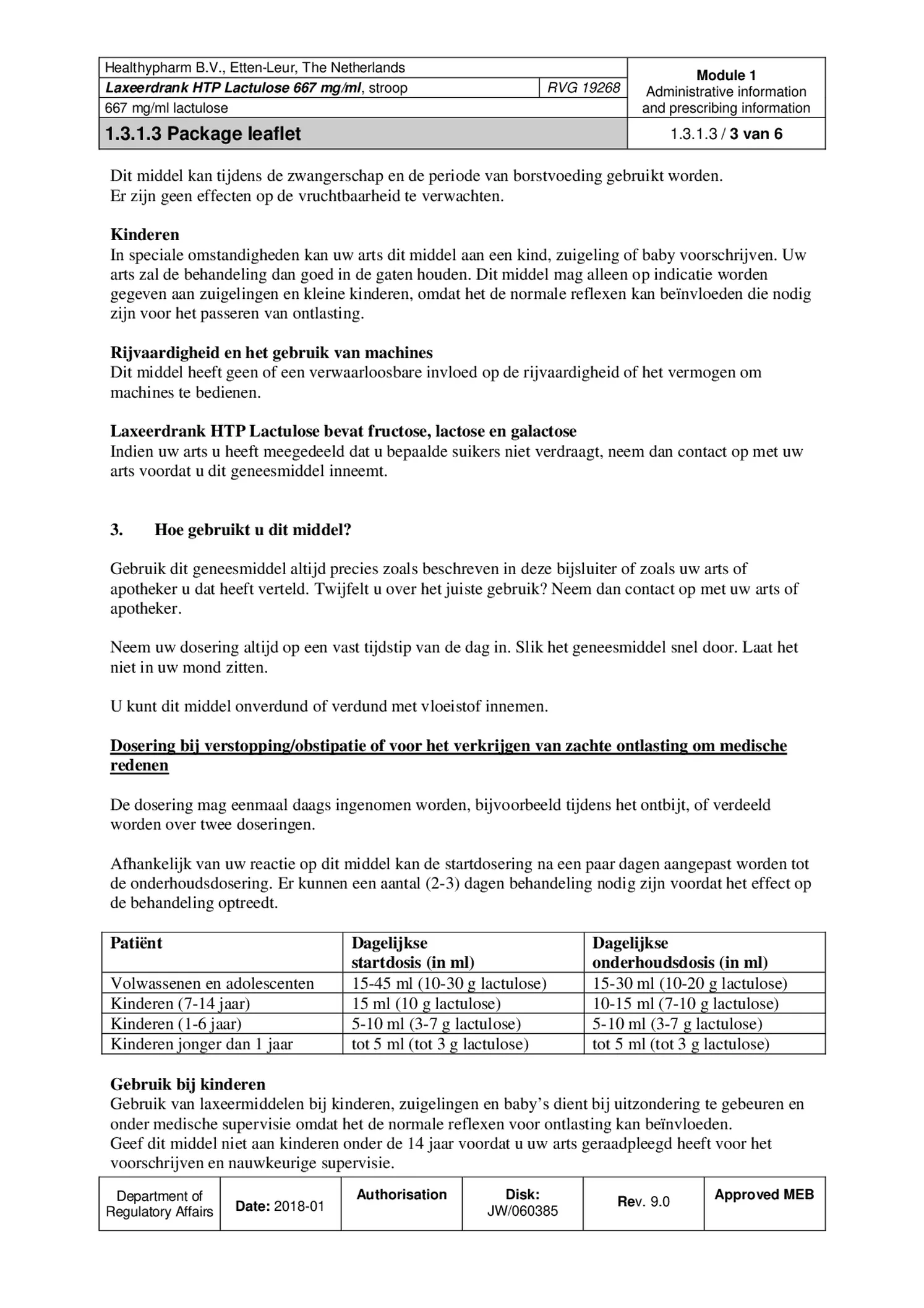 Laxeerdrank Lactulose afbeelding van document #3, bijsluiter