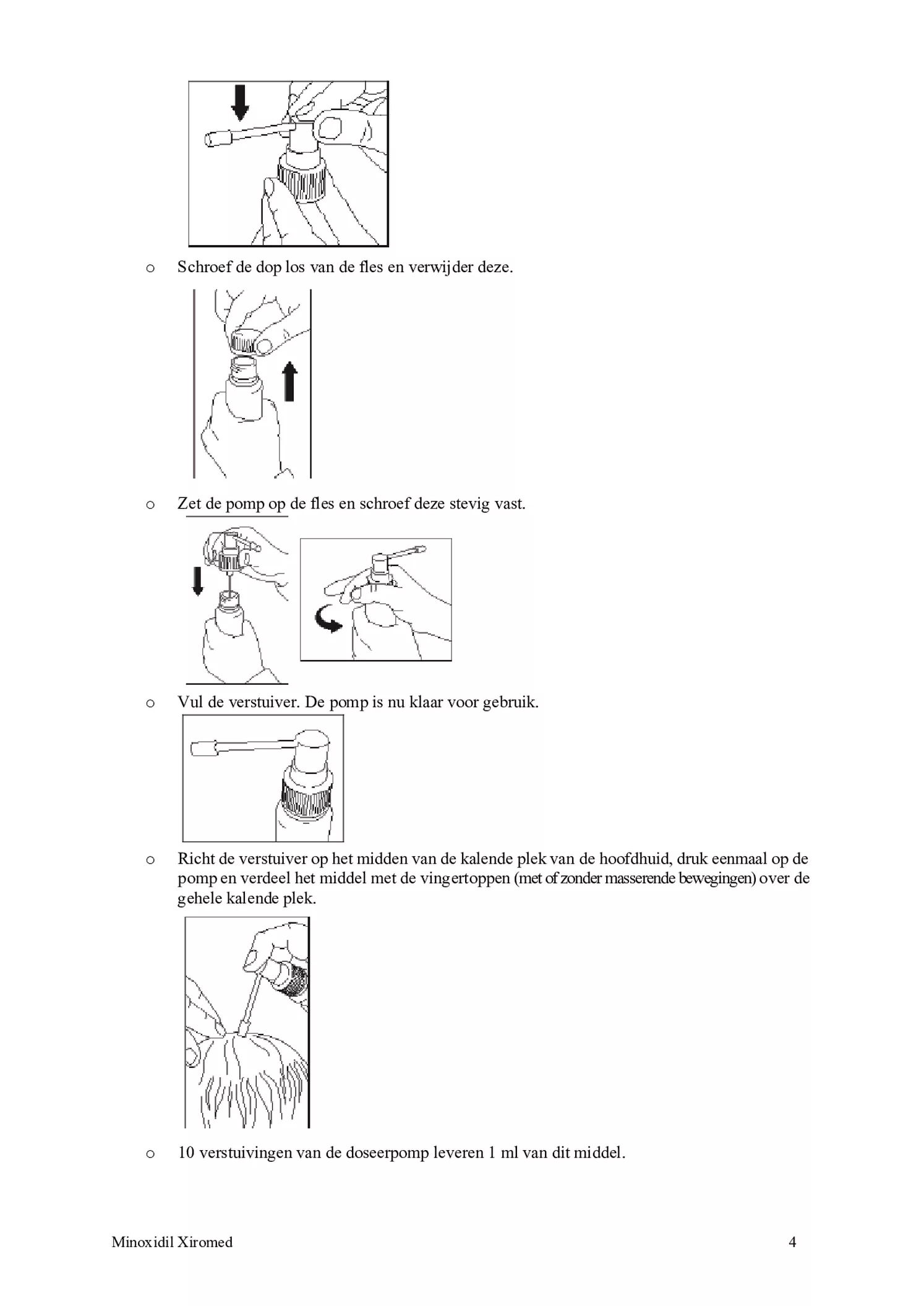 Minoxidil 20mg/ml Oplossing voor Cutaan Gebruik afbeelding van document #4, bijsluiter