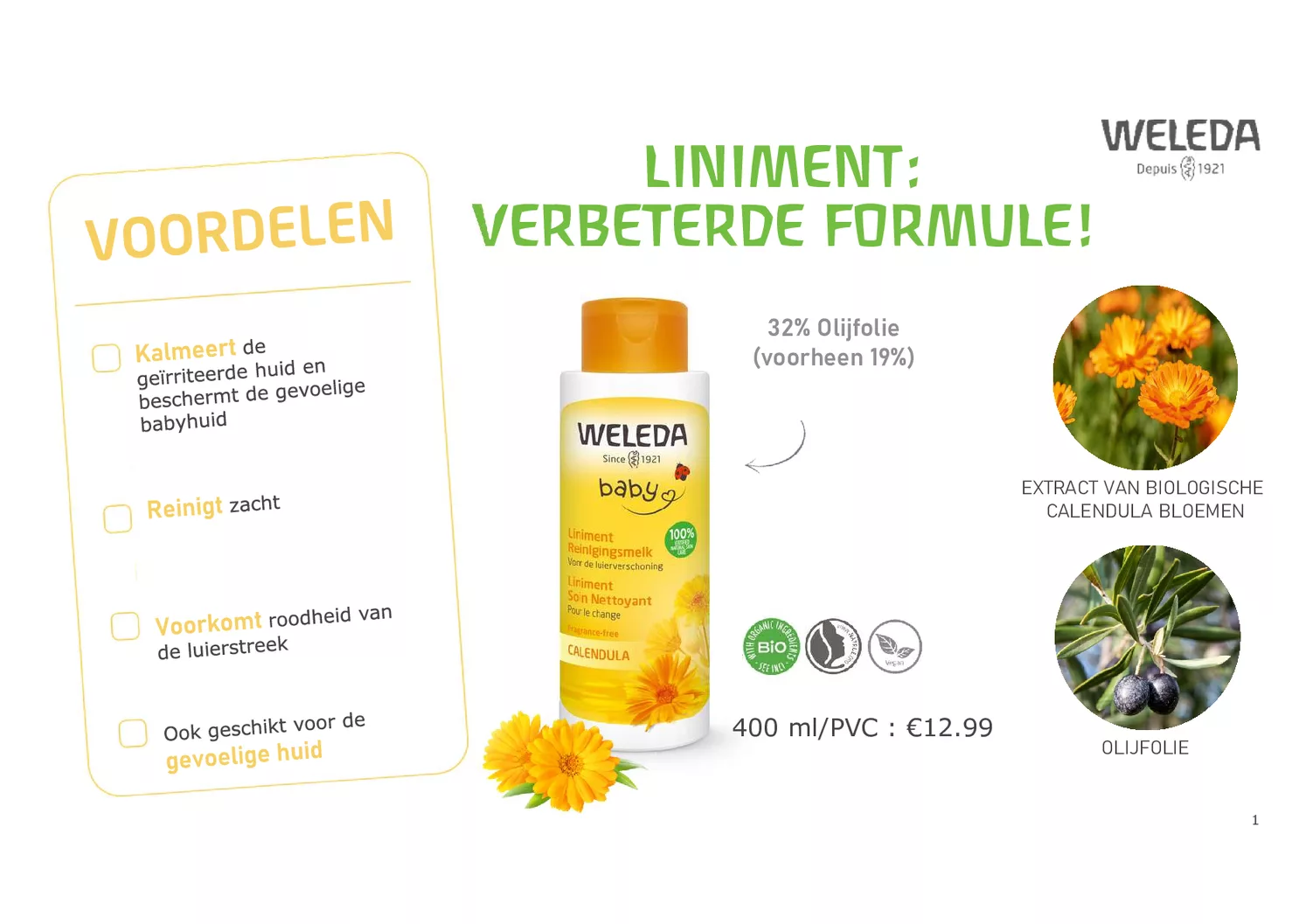 Calendula Liniment Reinigingsmelk afbeelding van document #1, extra_info