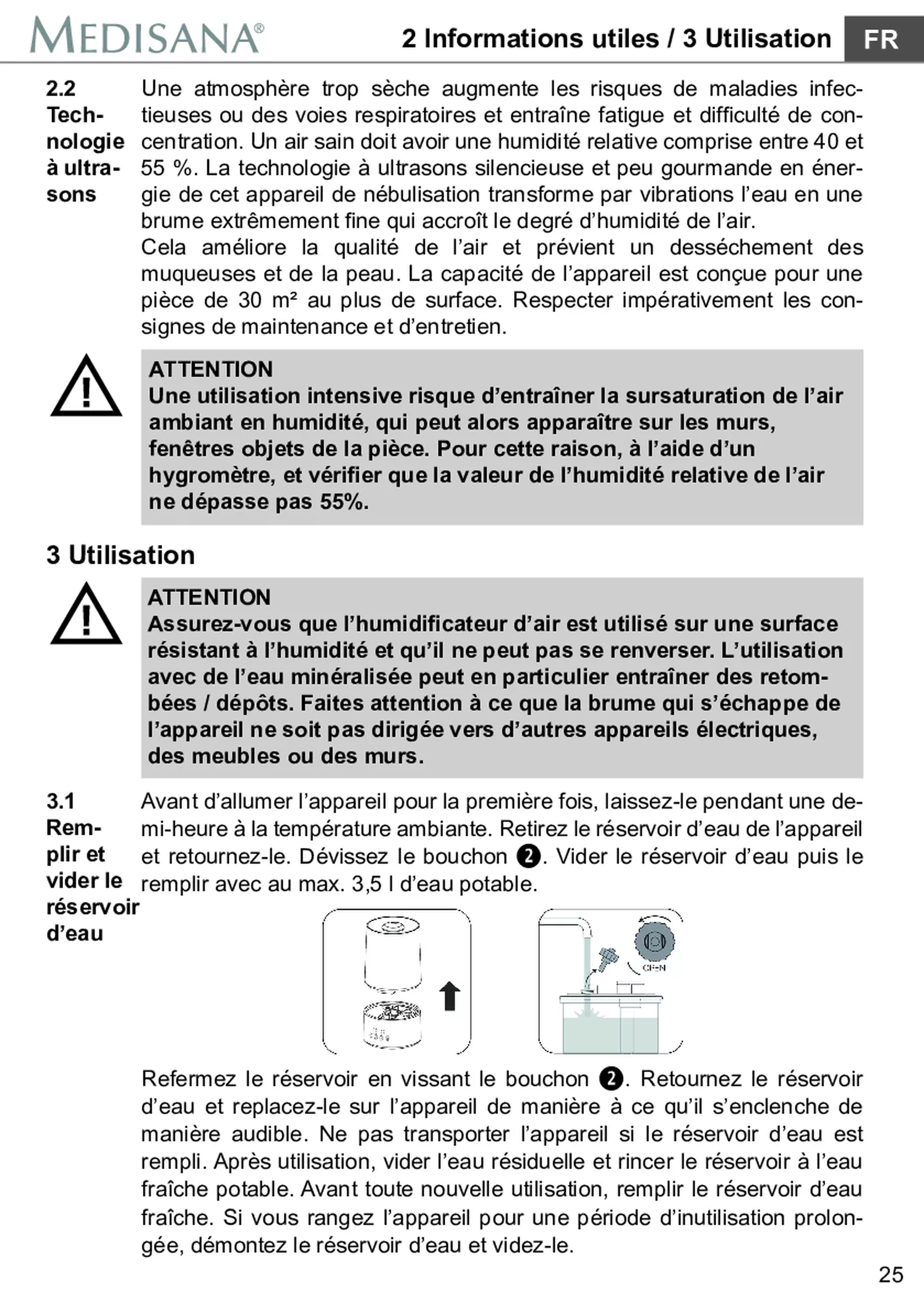 AH 661 Luchtbevochtiger afbeelding van document #31, gebruiksaanwijzing