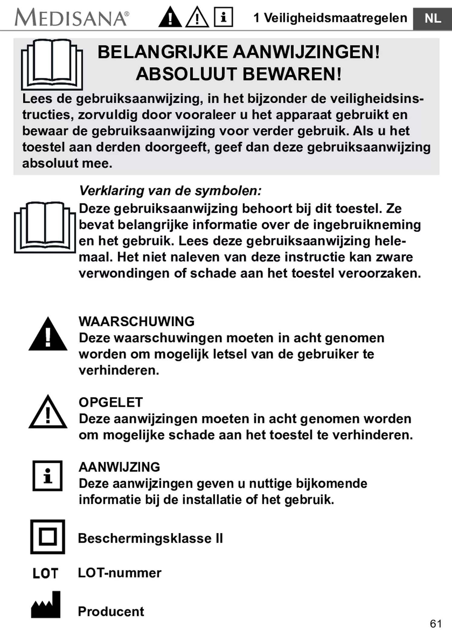 AH 661 Luchtbevochtiger afbeelding van document #67, gebruiksaanwijzing