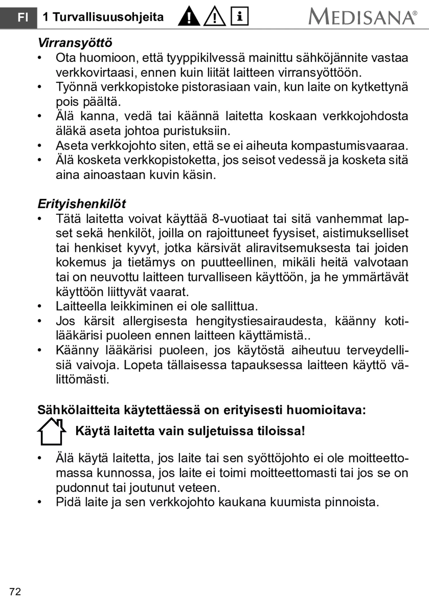 AH 661 Luchtbevochtiger afbeelding van document #78, gebruiksaanwijzing