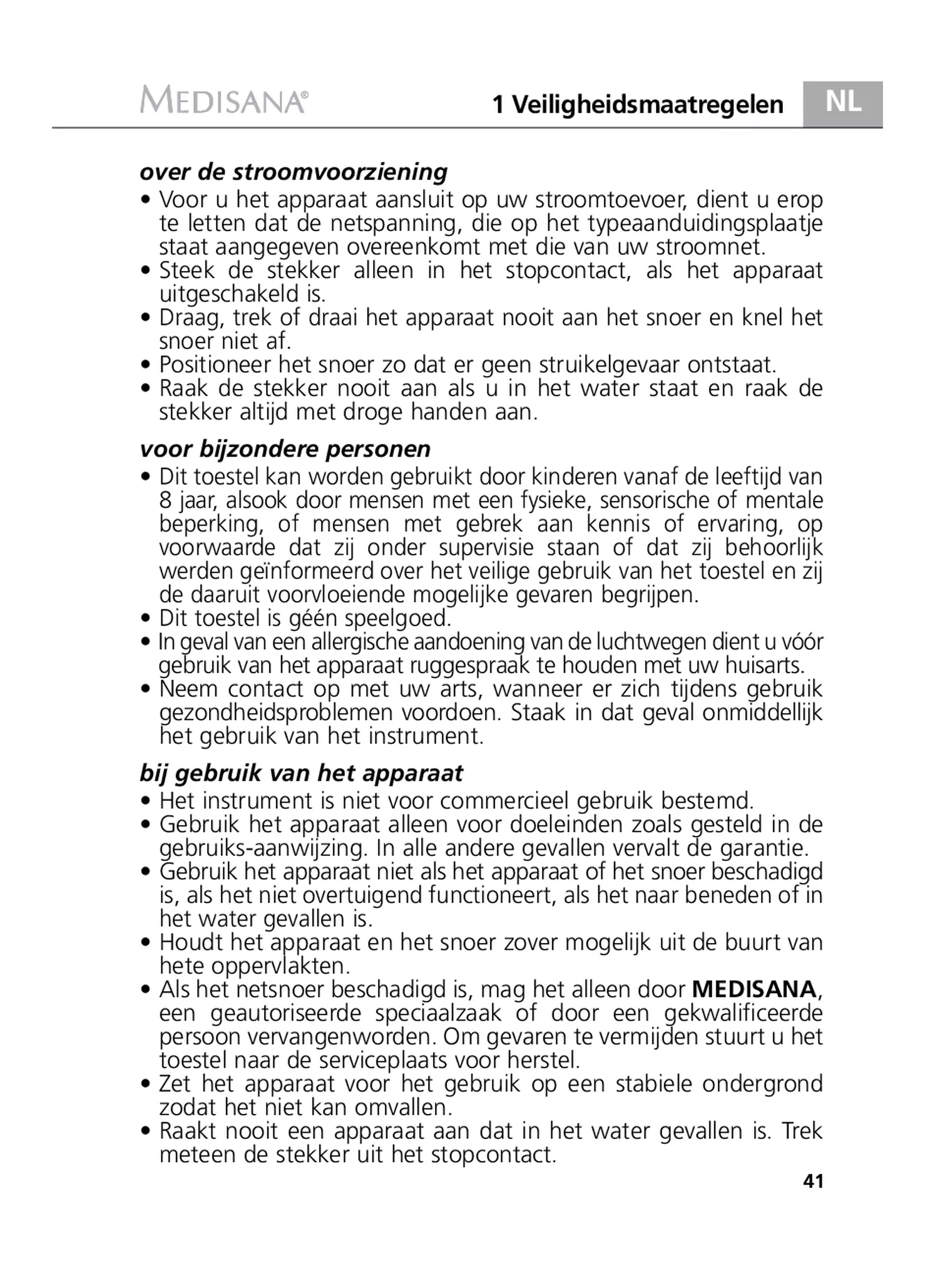 AH 662 Luchtbevochtiger afbeelding van document #41, gebruiksaanwijzing