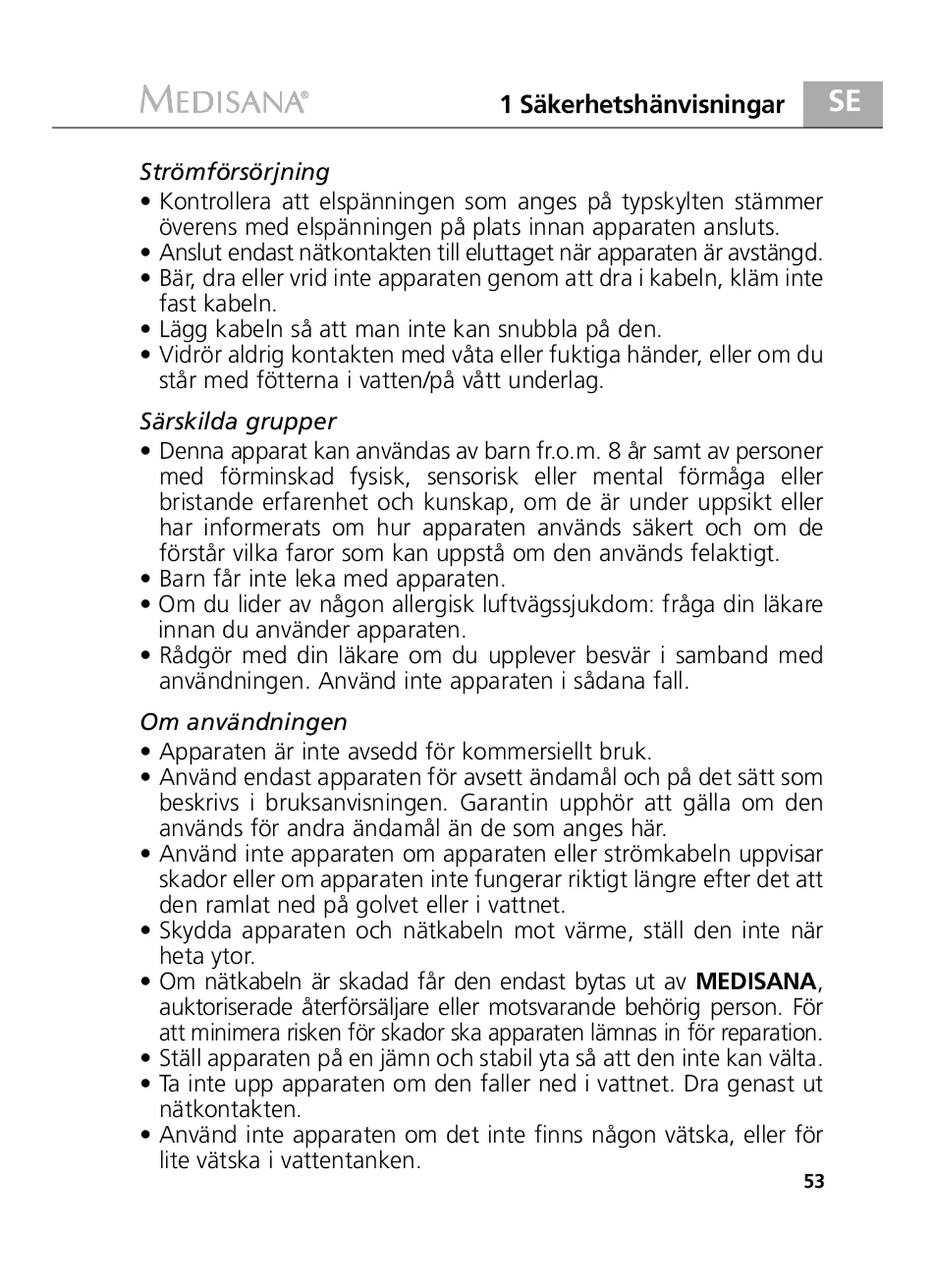 AH 662 Luchtbevochtiger afbeelding van document #53, gebruiksaanwijzing