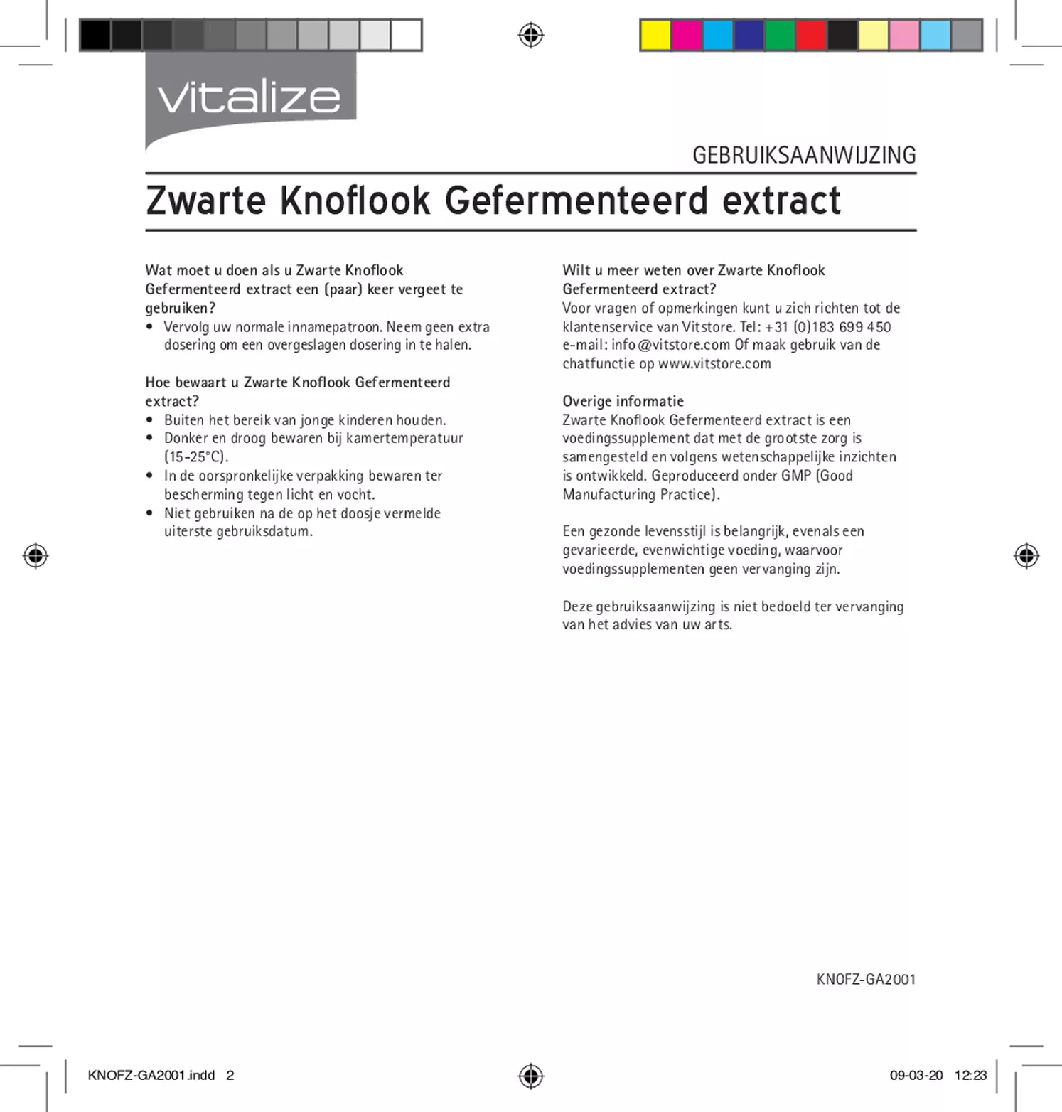 Zwarte Knoflook Gefermenteerd Extract afbeelding van document #2, gebruiksaanwijzing