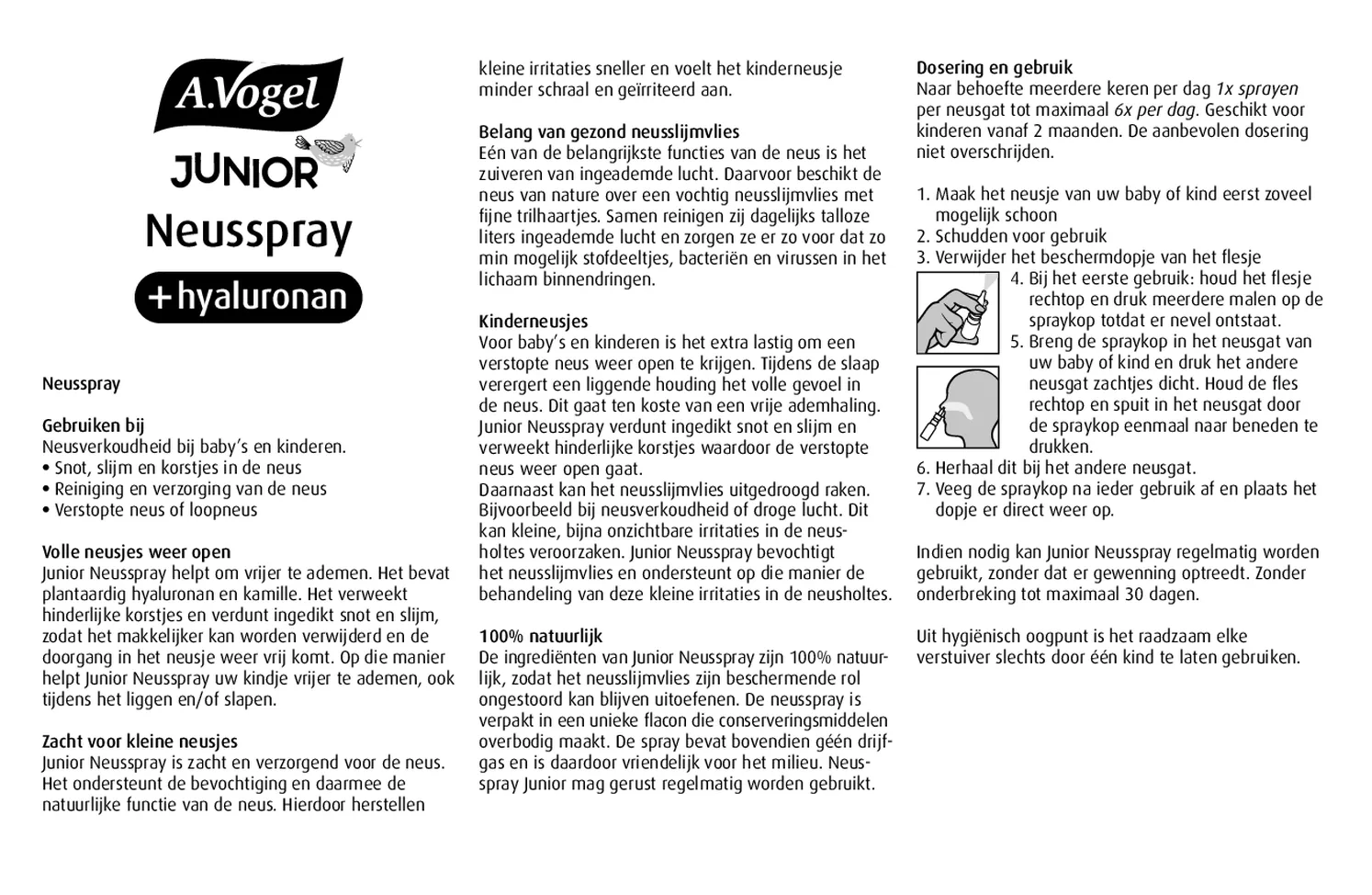 Junior Neusspray afbeelding van document #1, gebruiksaanwijzing