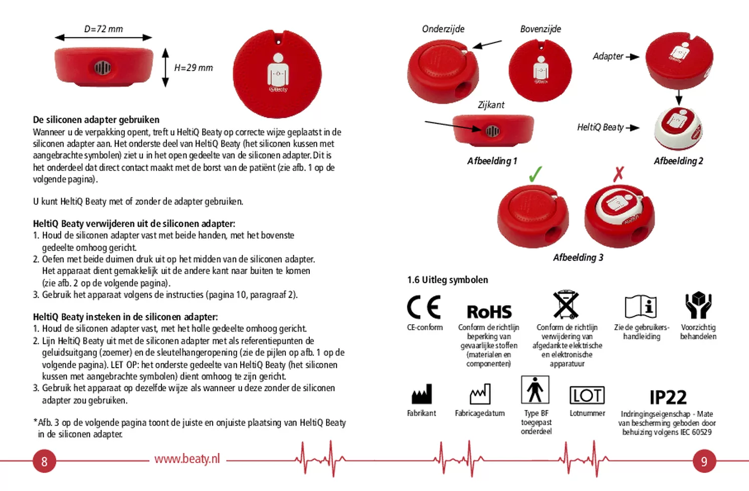 Beaty afbeelding van document #5, gebruiksaanwijzing